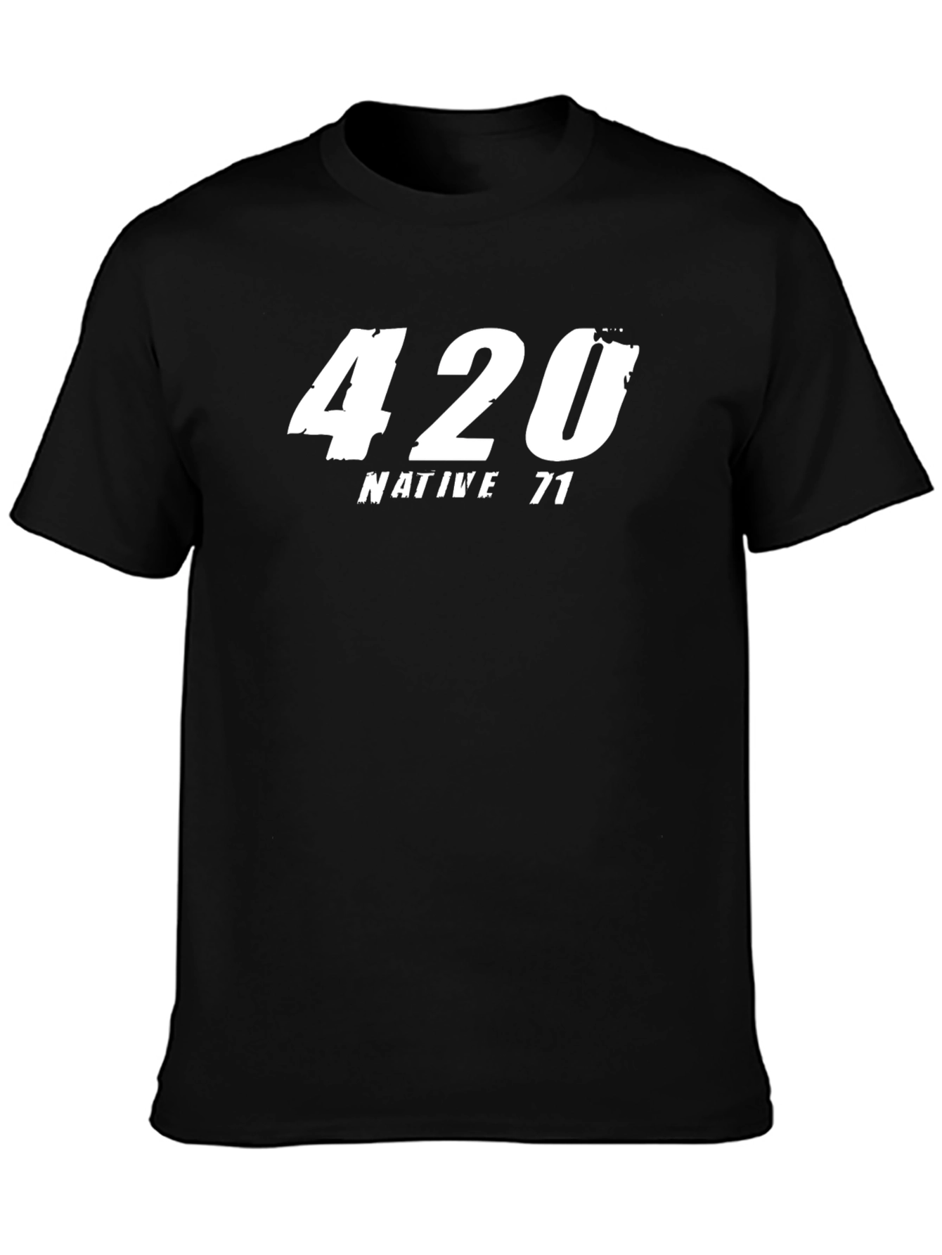 420 Native 71 Graphic Black T-Shirt