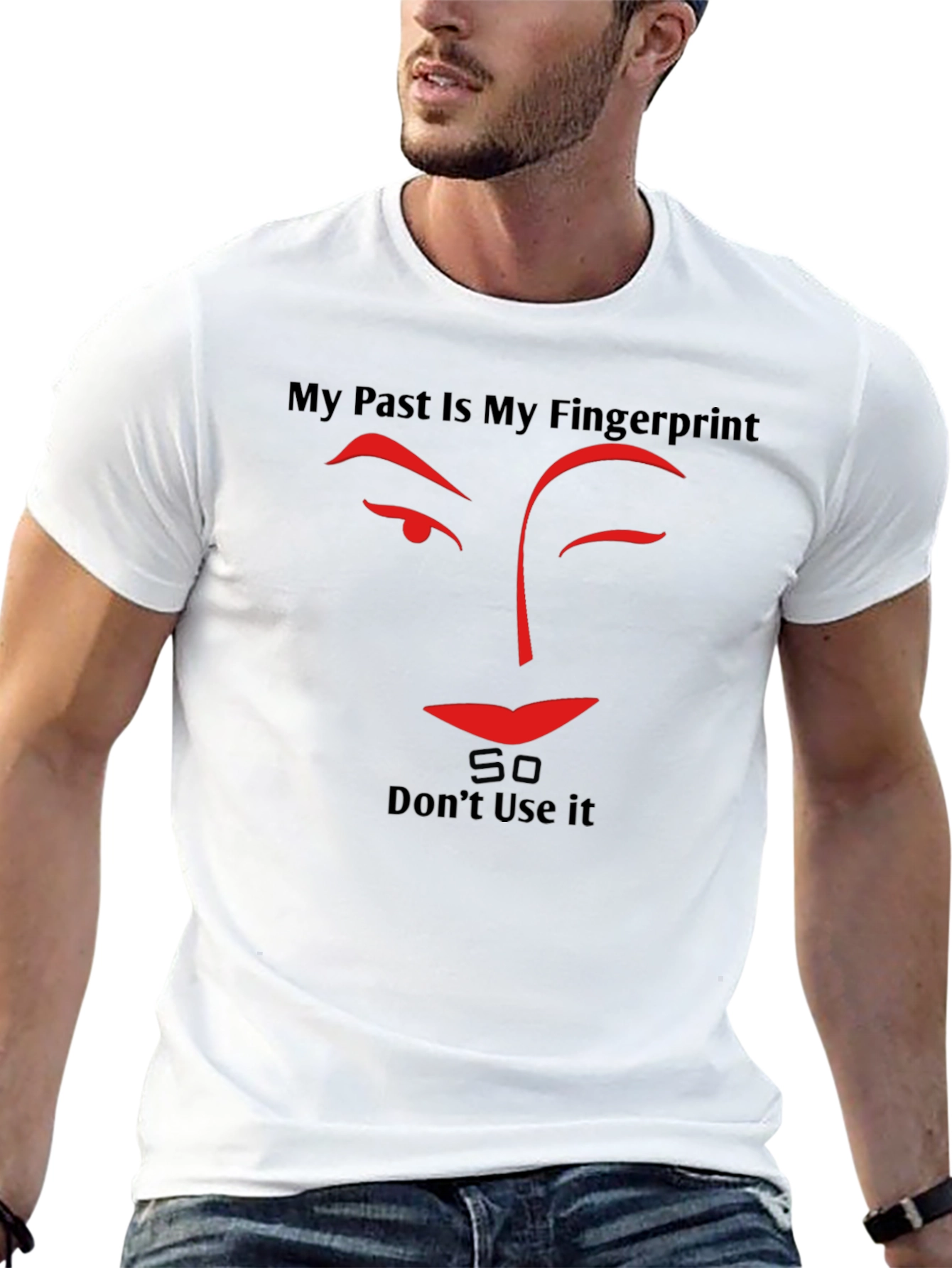 My Past Is My Fingerprint Graphic Tee