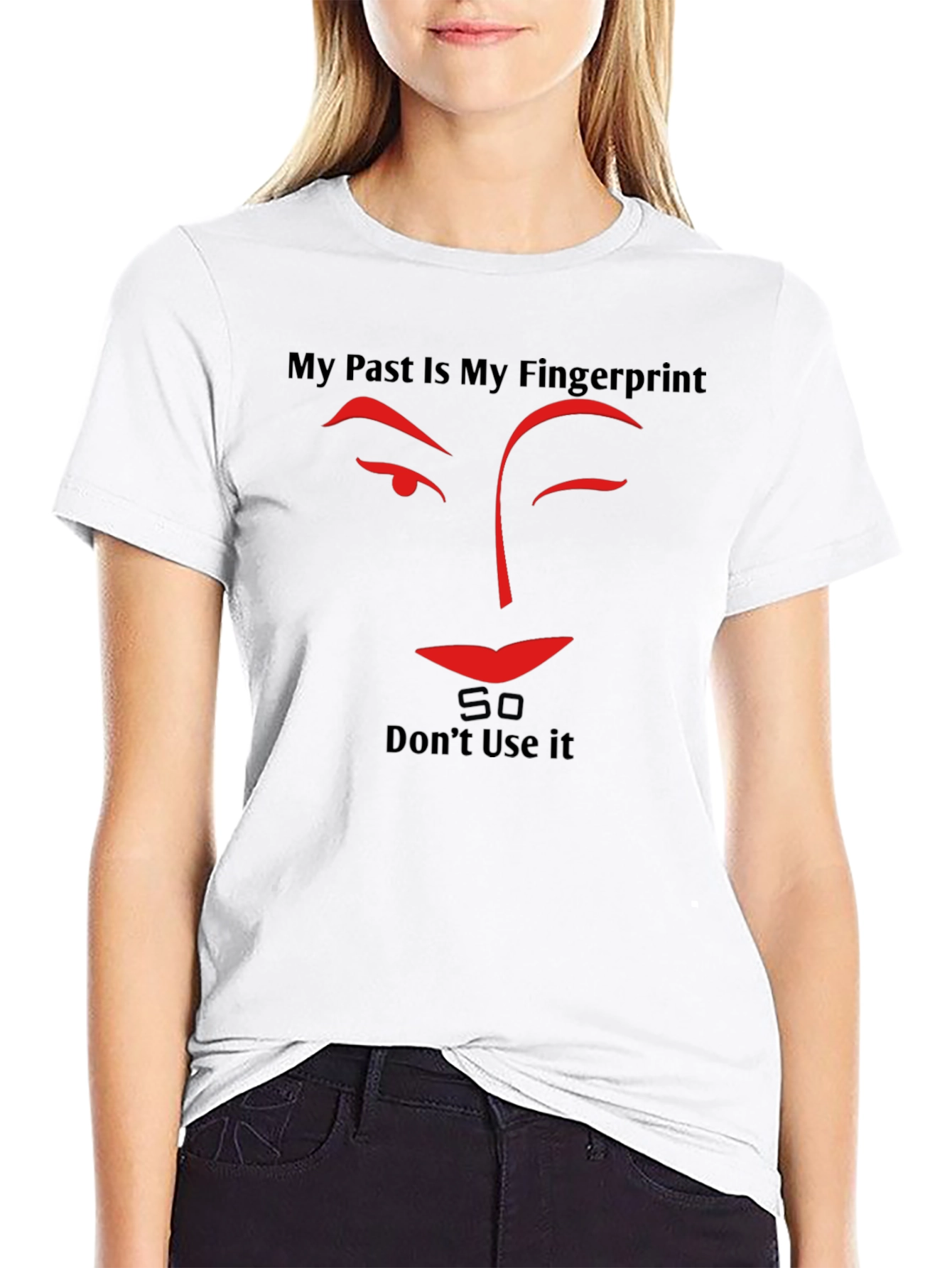 My Past Is My Fingerprint Graphic Tee