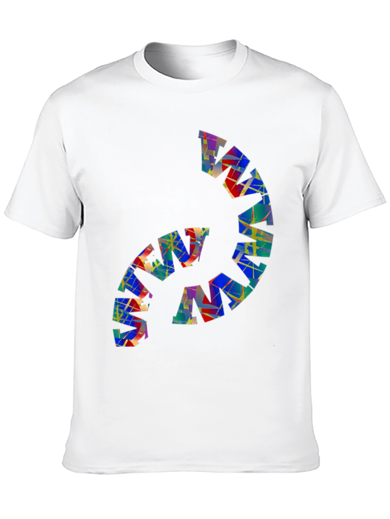 Abstract Geo Graphic Black Tee