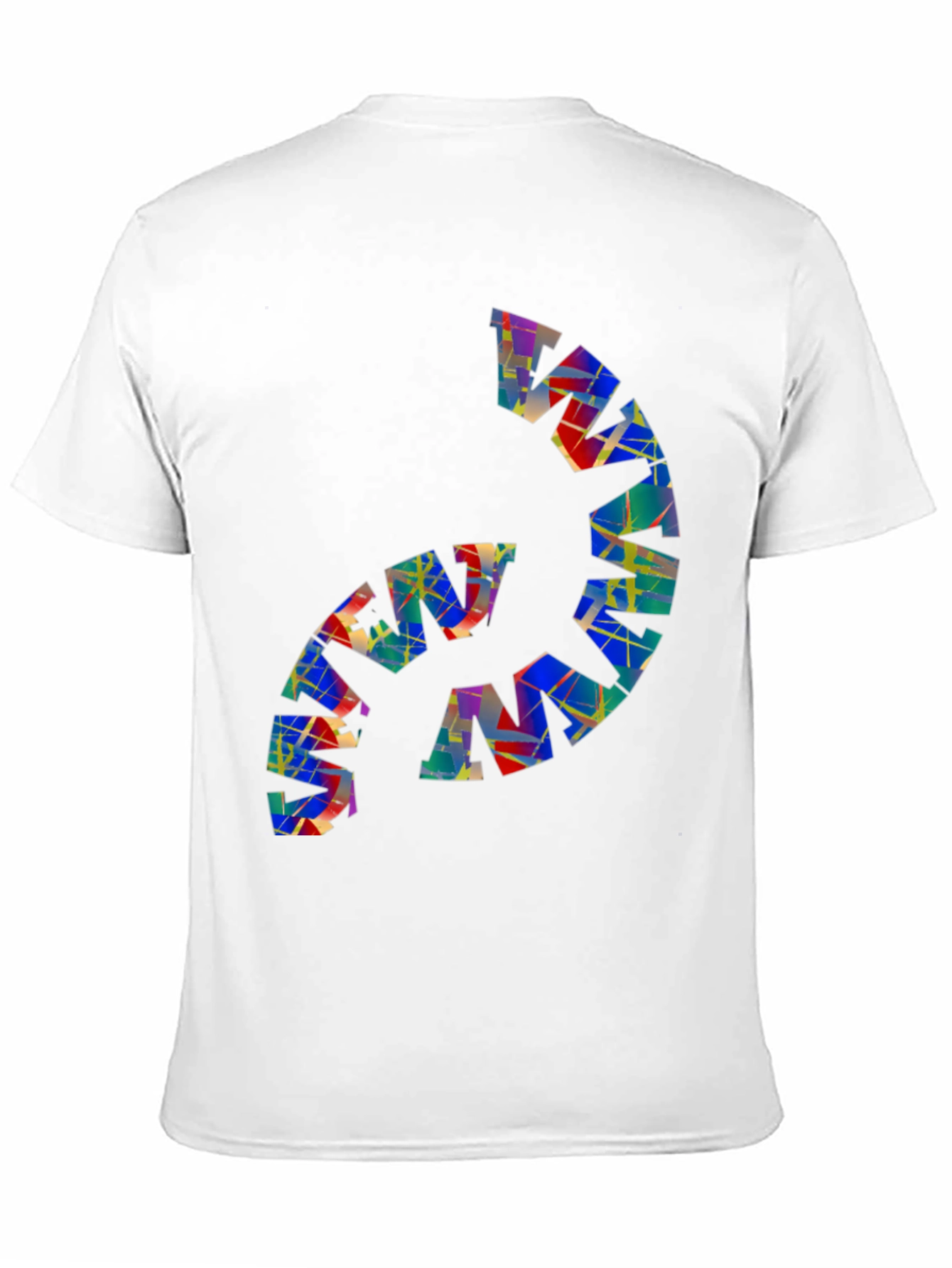 Abstract Geo Graphic Black Tee