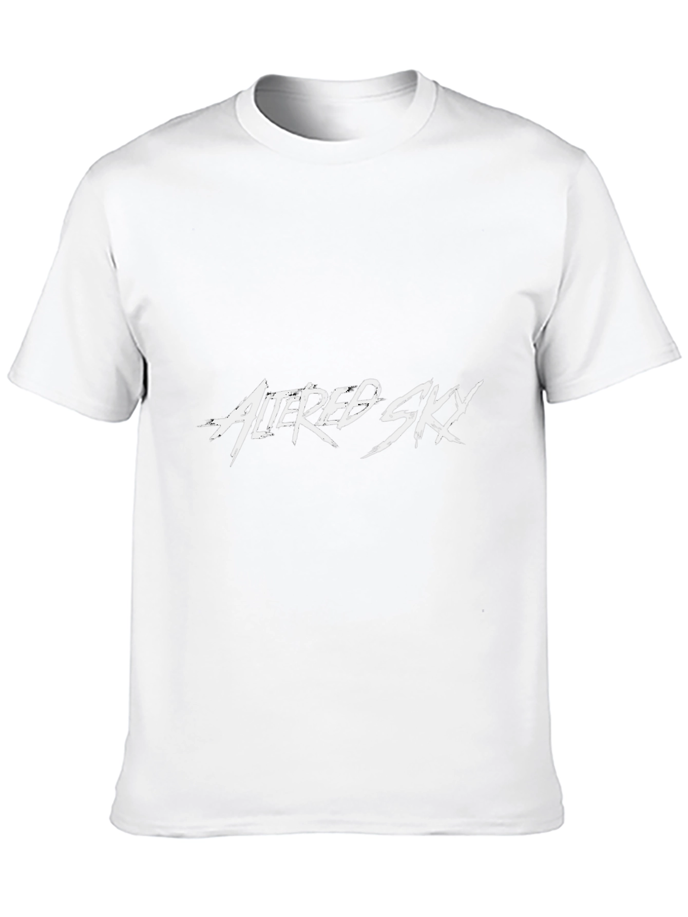 Altered Sky Graphic Black Tee Shirt