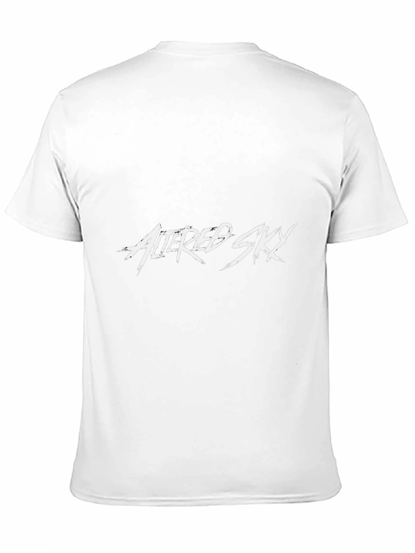 Altered Sky Graphic Black Tee Shirt