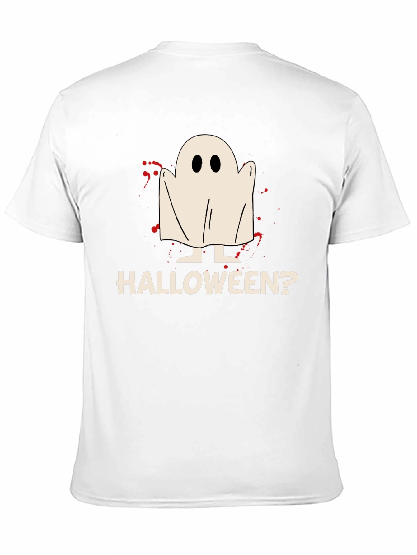 Halloween Ghost Graphic T-Shirt