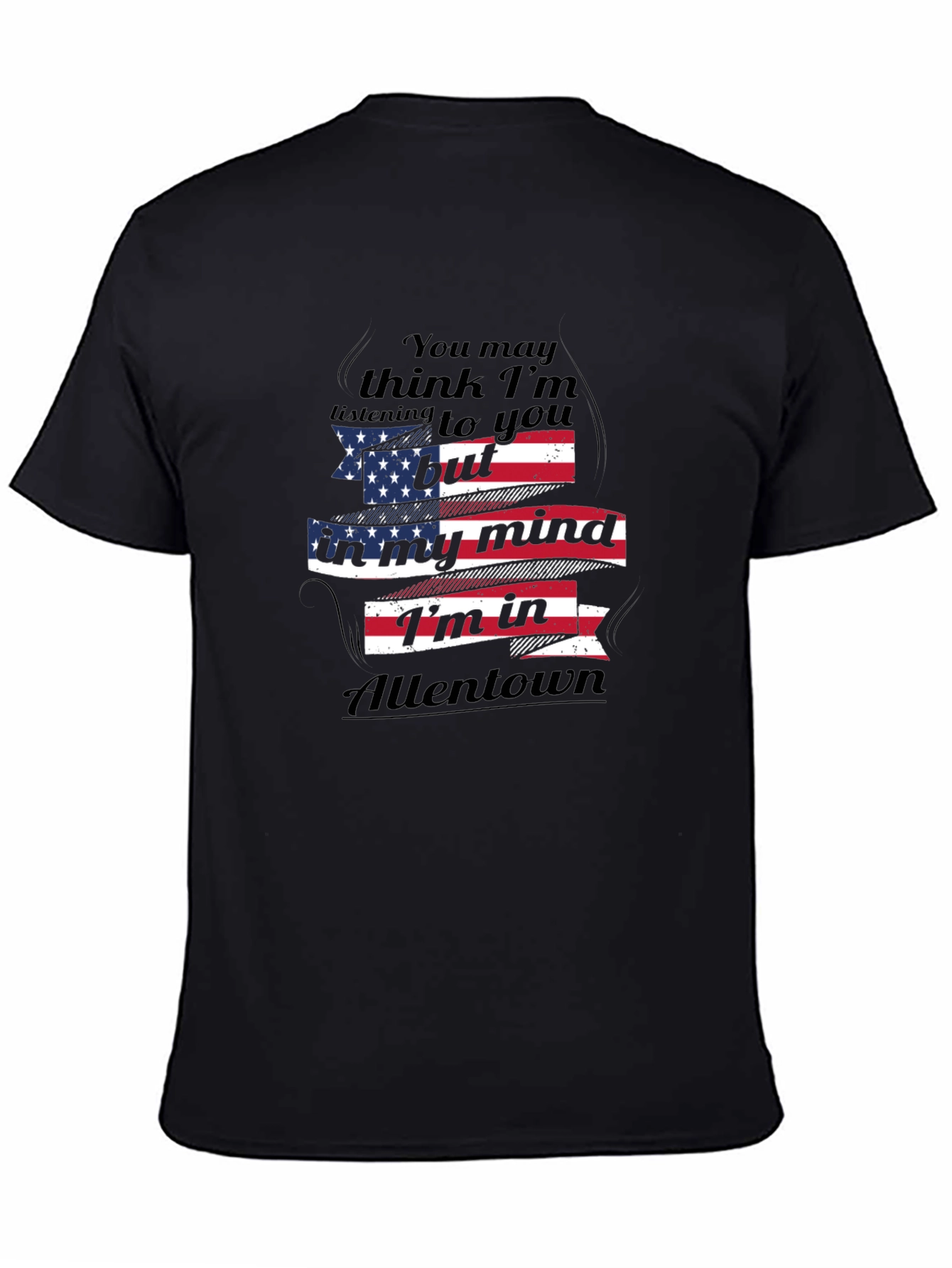 Allentown Mind T-Shirt - Patriotic USA Flag Design