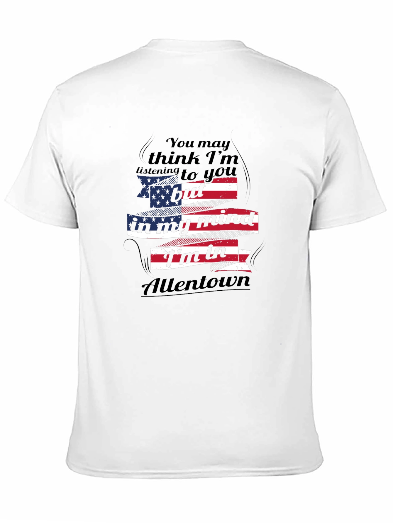 Allentown Mind T-Shirt - Patriotic USA Flag Design