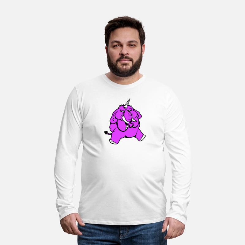 Unicorn Big Elephant Sitting Angry Sad Funny Cool