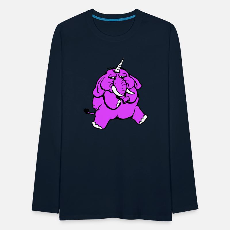 Unicorn Big Elephant Sitting Angry Sad Funny Cool