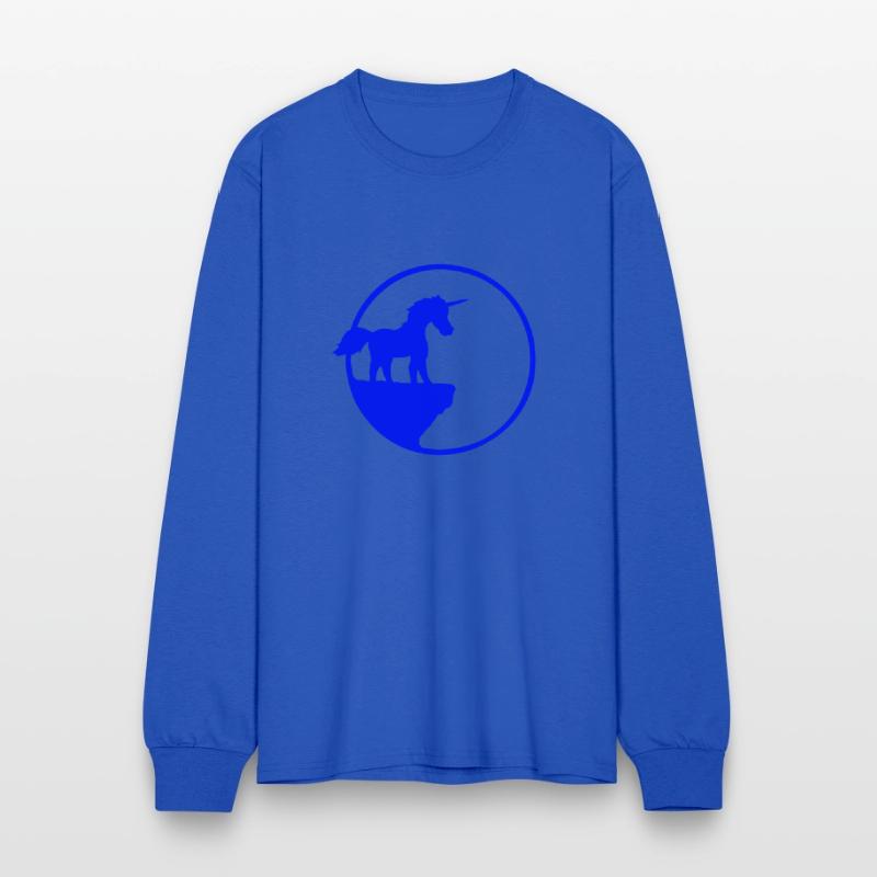 Unicorn Cliff Moon Mountain Night Sweet Silhouette