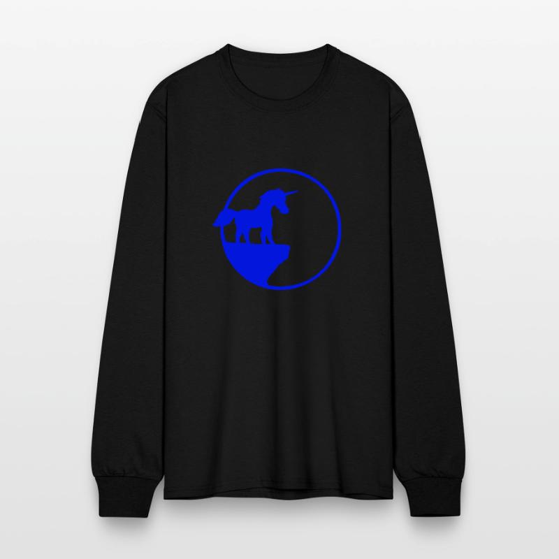 Unicorn Cliff Moon Mountain Night Sweet Silhouette