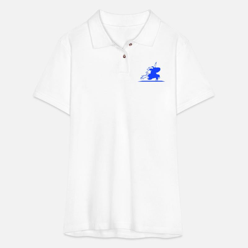 Unicorn rides fast gallop cute silhouette horse