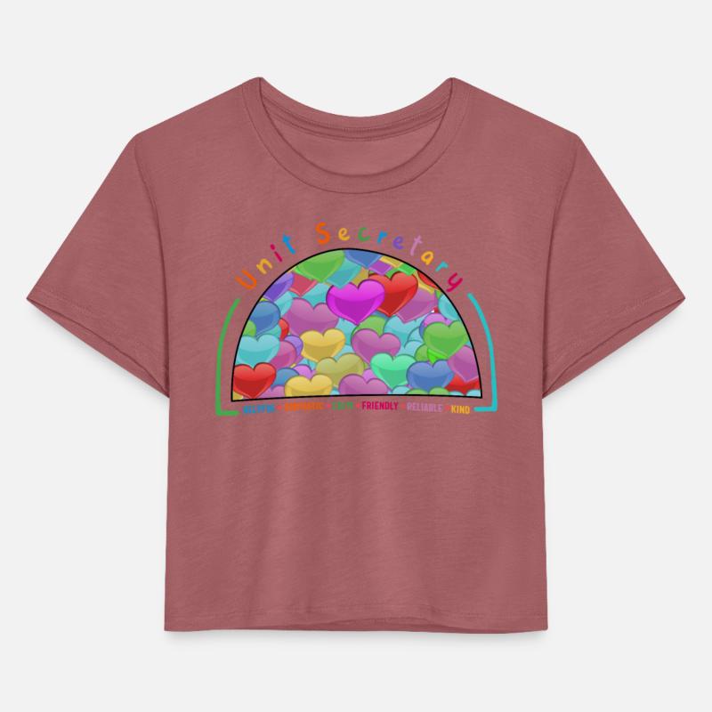 Unit Secretary Shirt, Helpful Hearts Tee, Unit