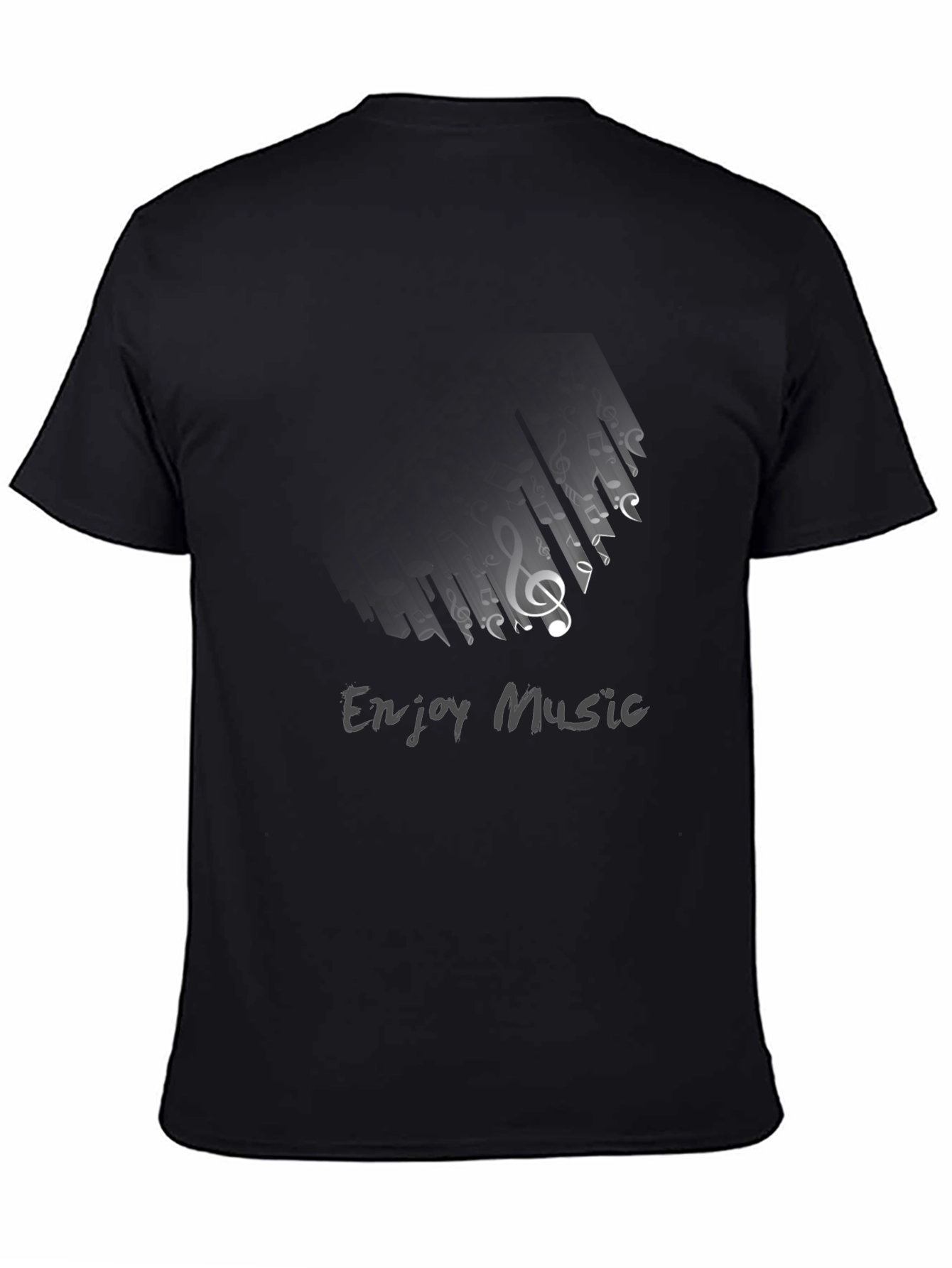 Enjoy Music Black T-Shirt