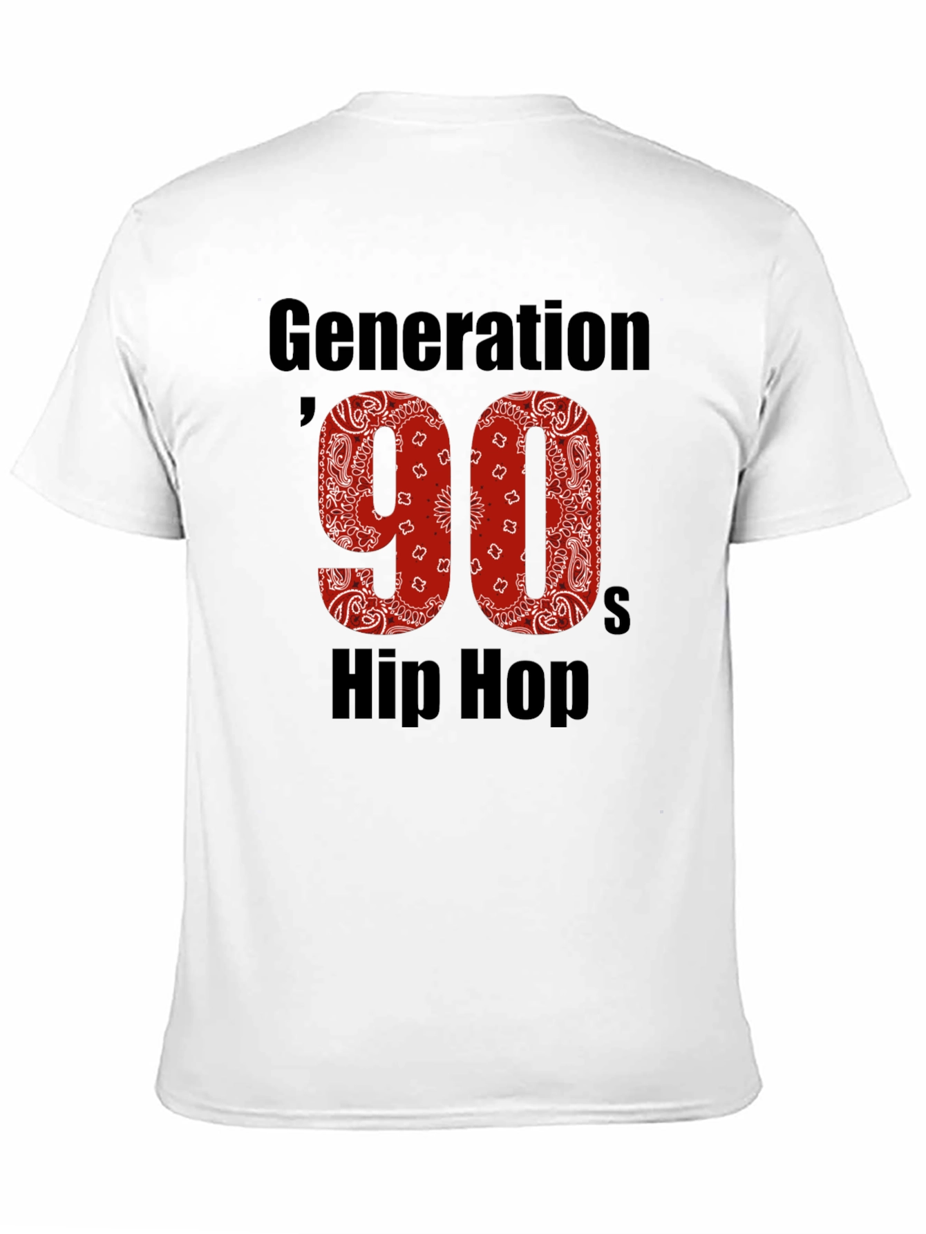 Generation 90s Hip Hop Graphic T-Shirt