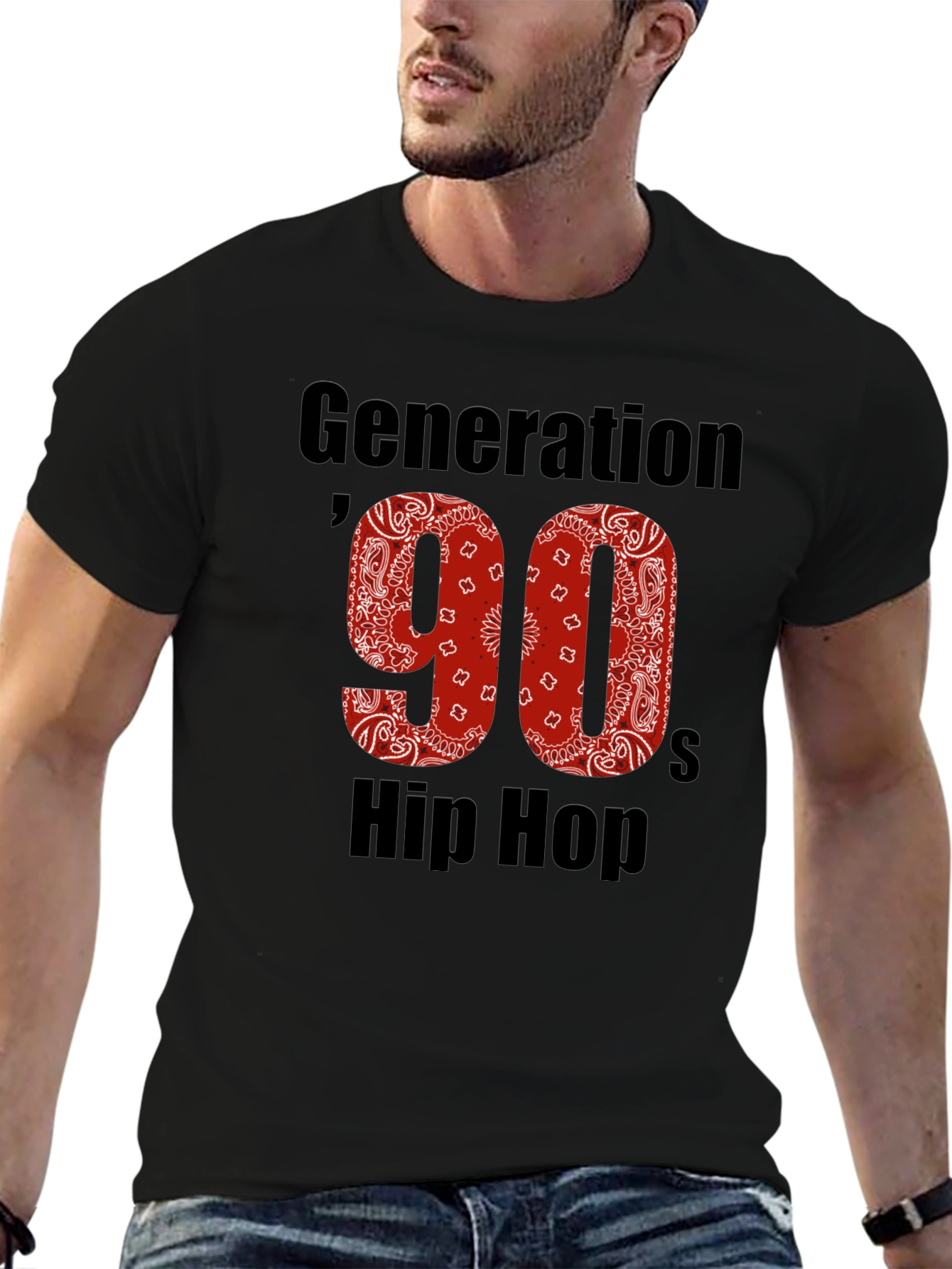 Generation 90s Hip Hop Graphic T-Shirt