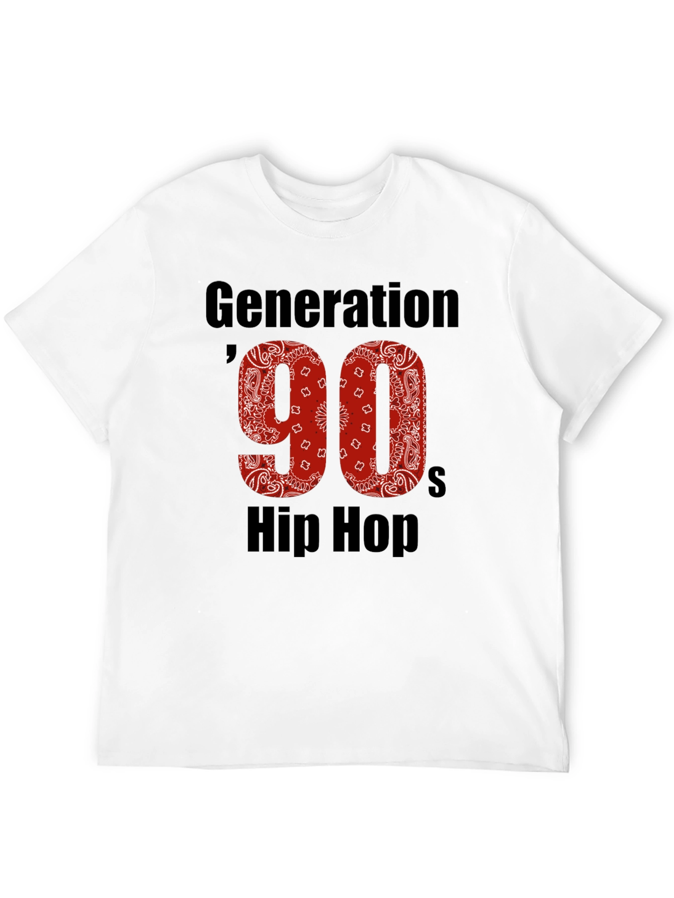 Generation 90s Hip Hop Graphic T-Shirt