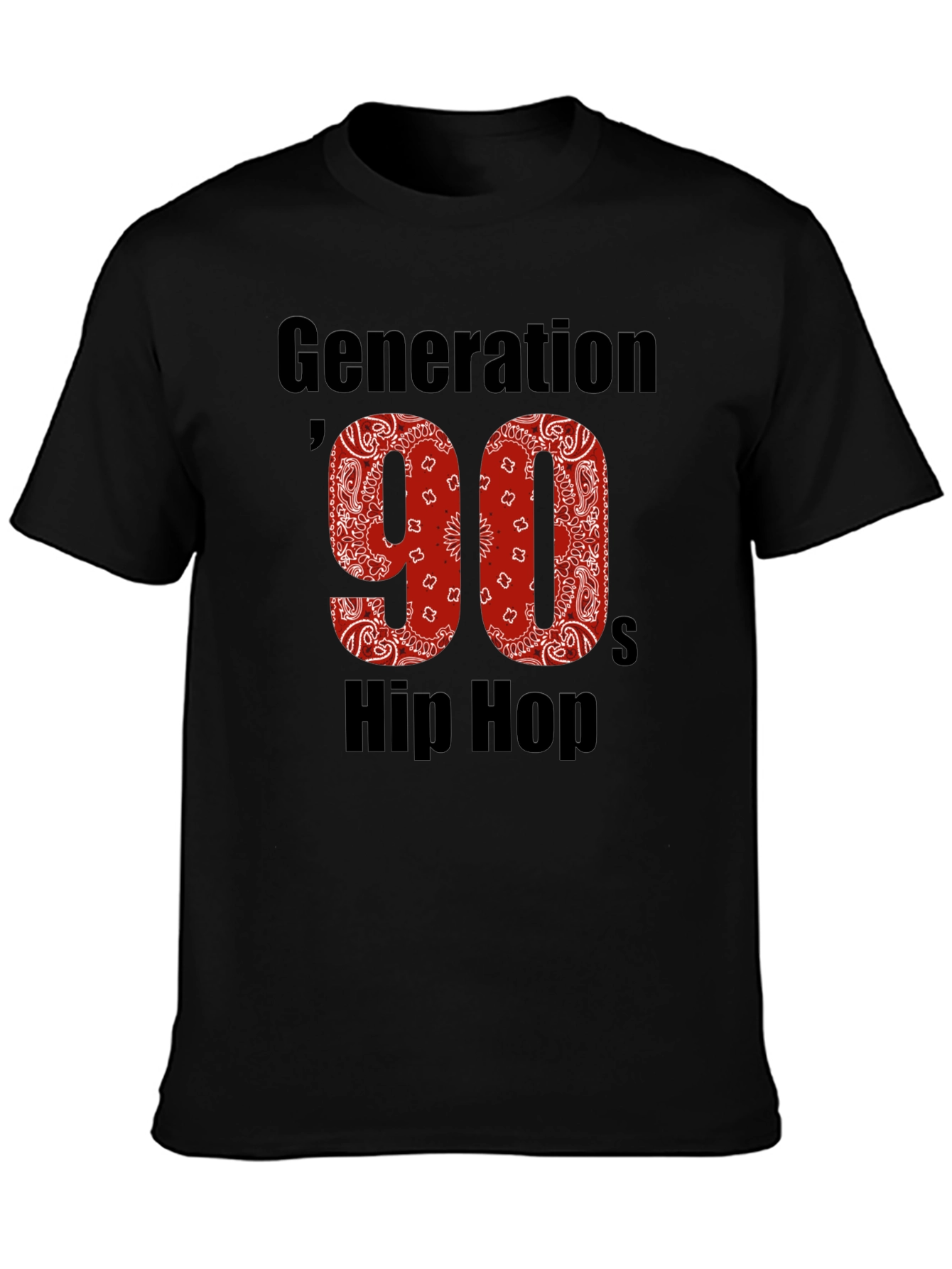 Generation 90s Hip Hop Graphic T-Shirt