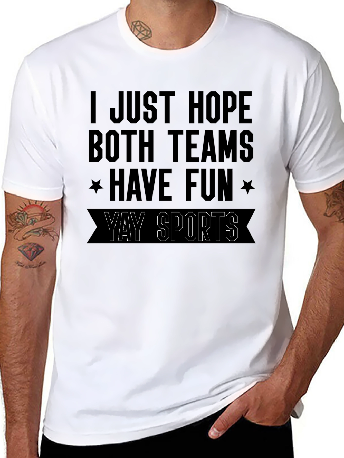 Funny Yay Sports Graphic T-Shirt