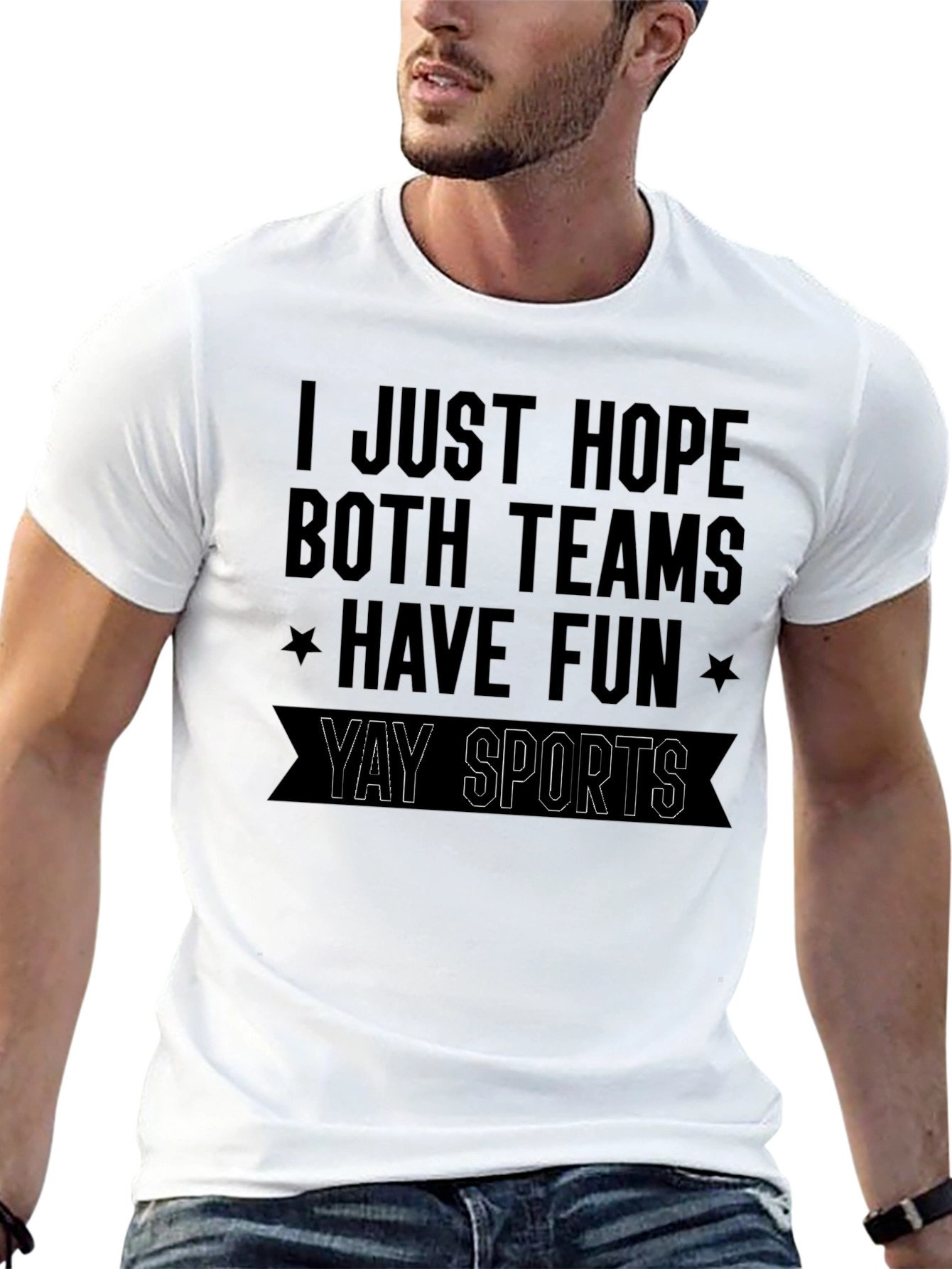 Funny Yay Sports Graphic T-Shirt