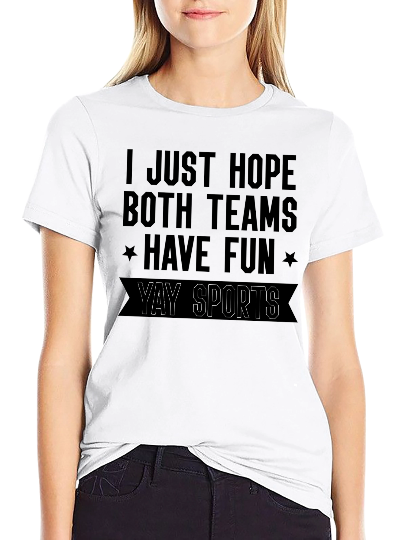 Funny Yay Sports Graphic T-Shirt