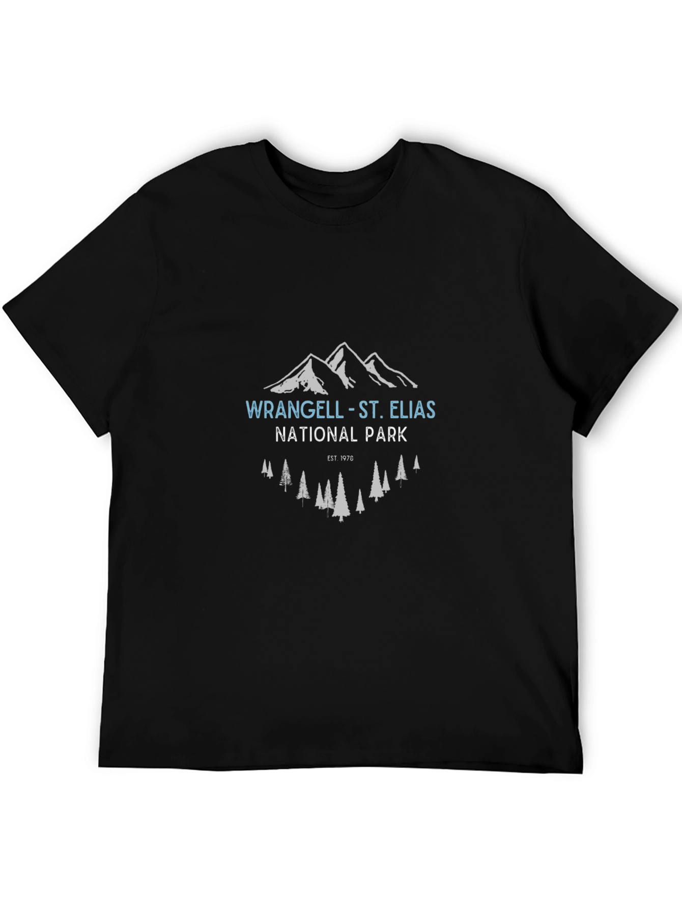 Wrangell-St. Elias National Park Black T-Shirt