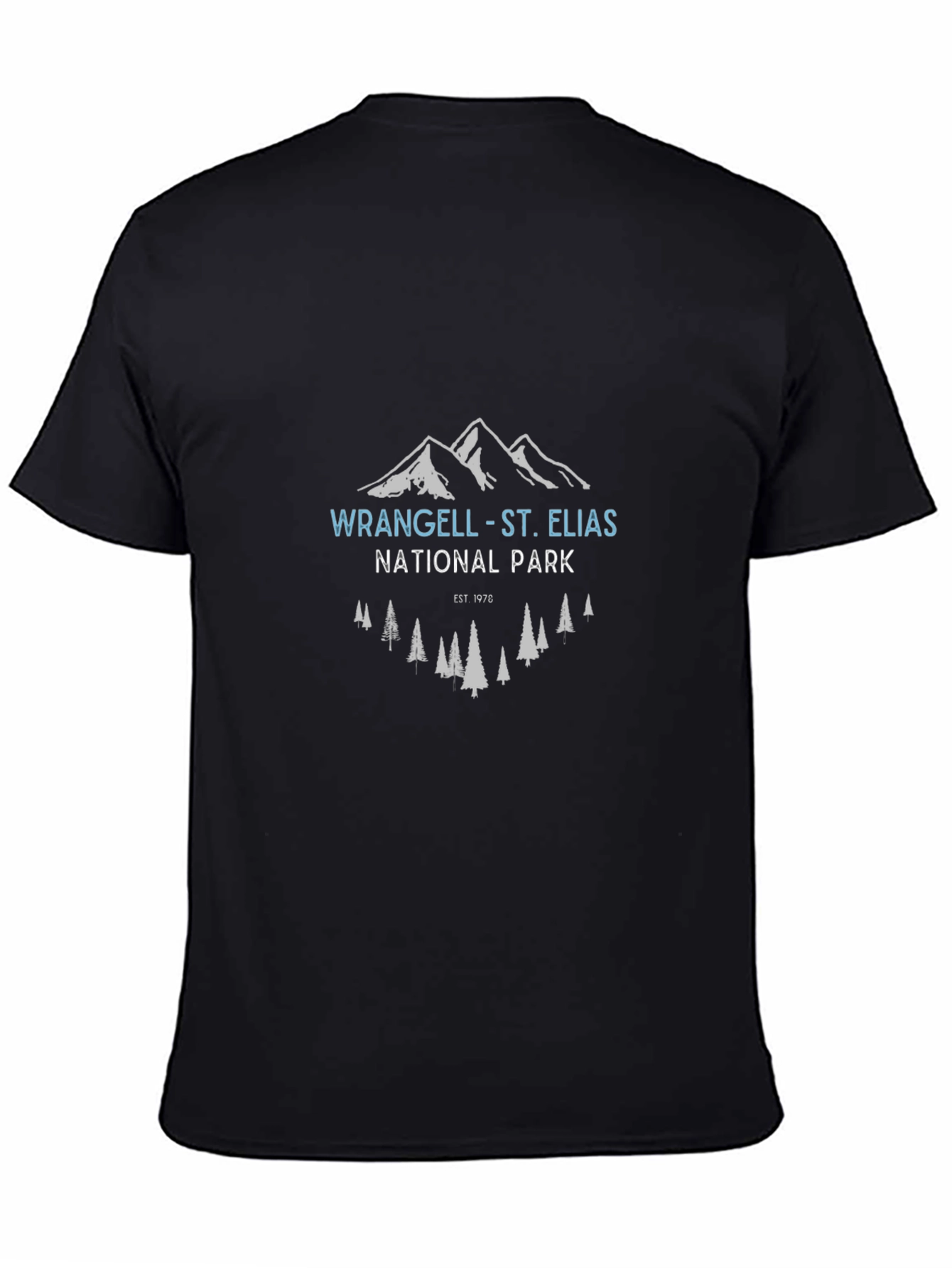 Wrangell-St. Elias National Park Black T-Shirt