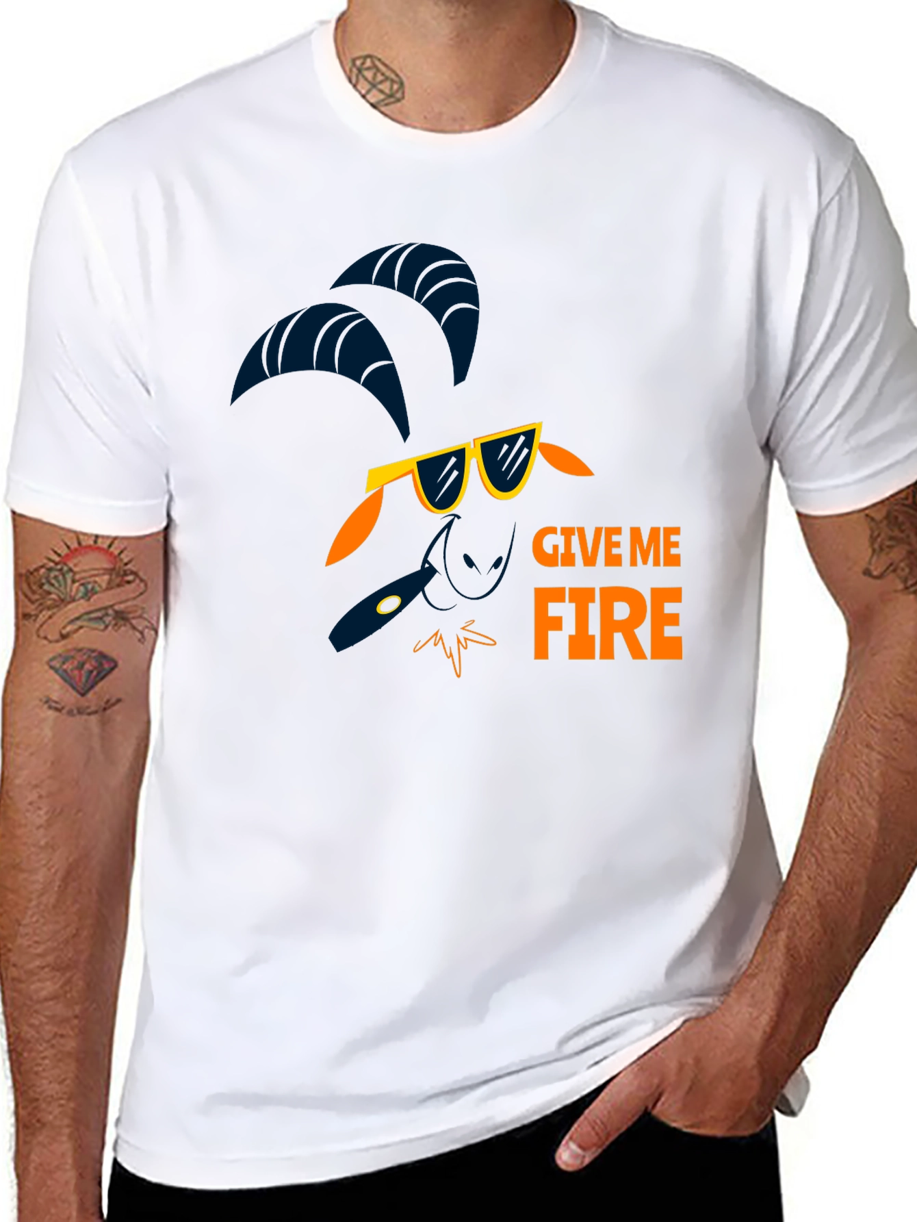 Give Me Fire T-Shirt - Quirky Graphic Tee