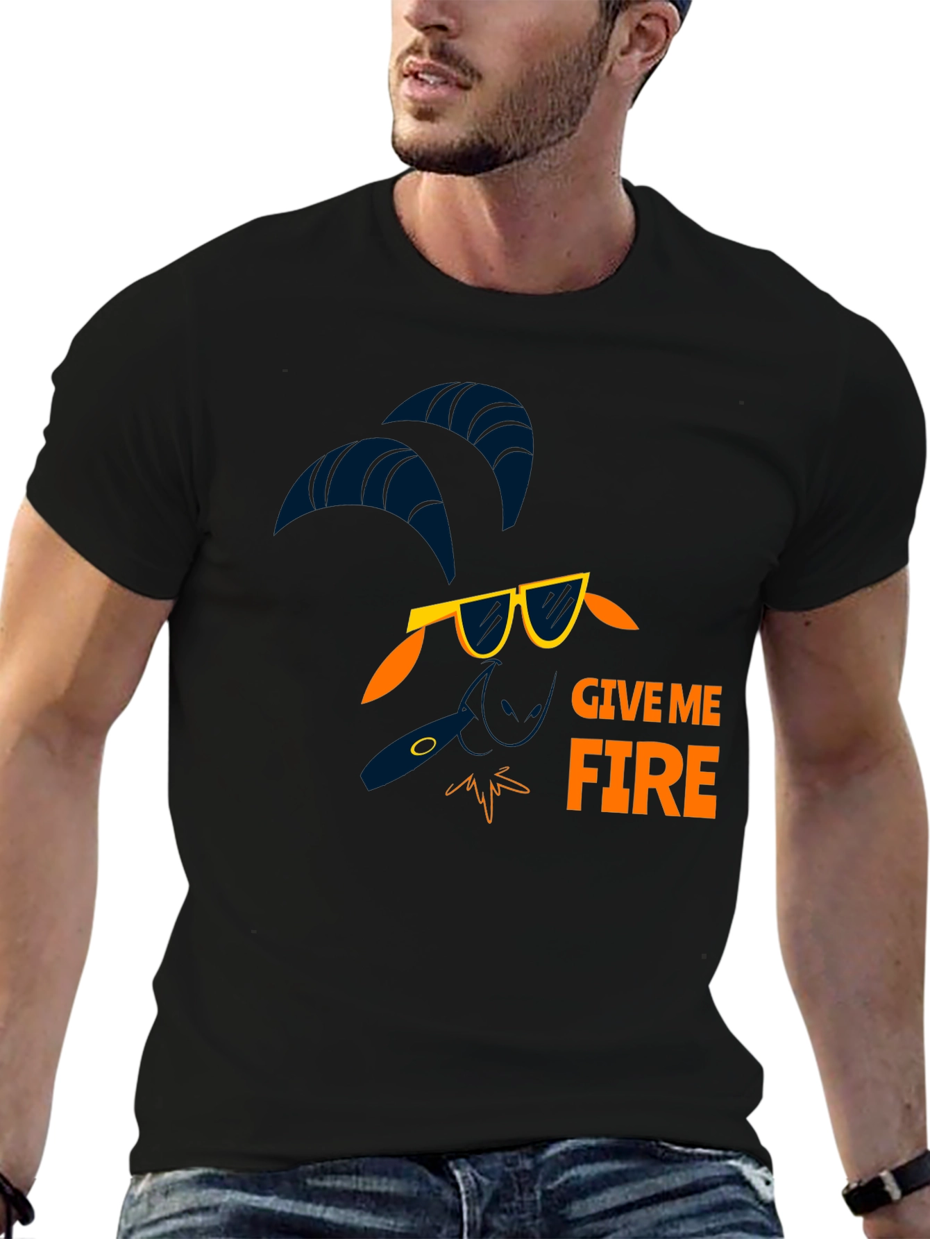 Give Me Fire T-Shirt - Quirky Graphic Tee