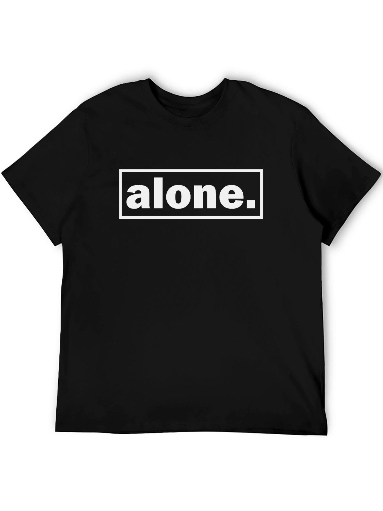 Alone Graphic Tee - Unisex Black T-Shirt