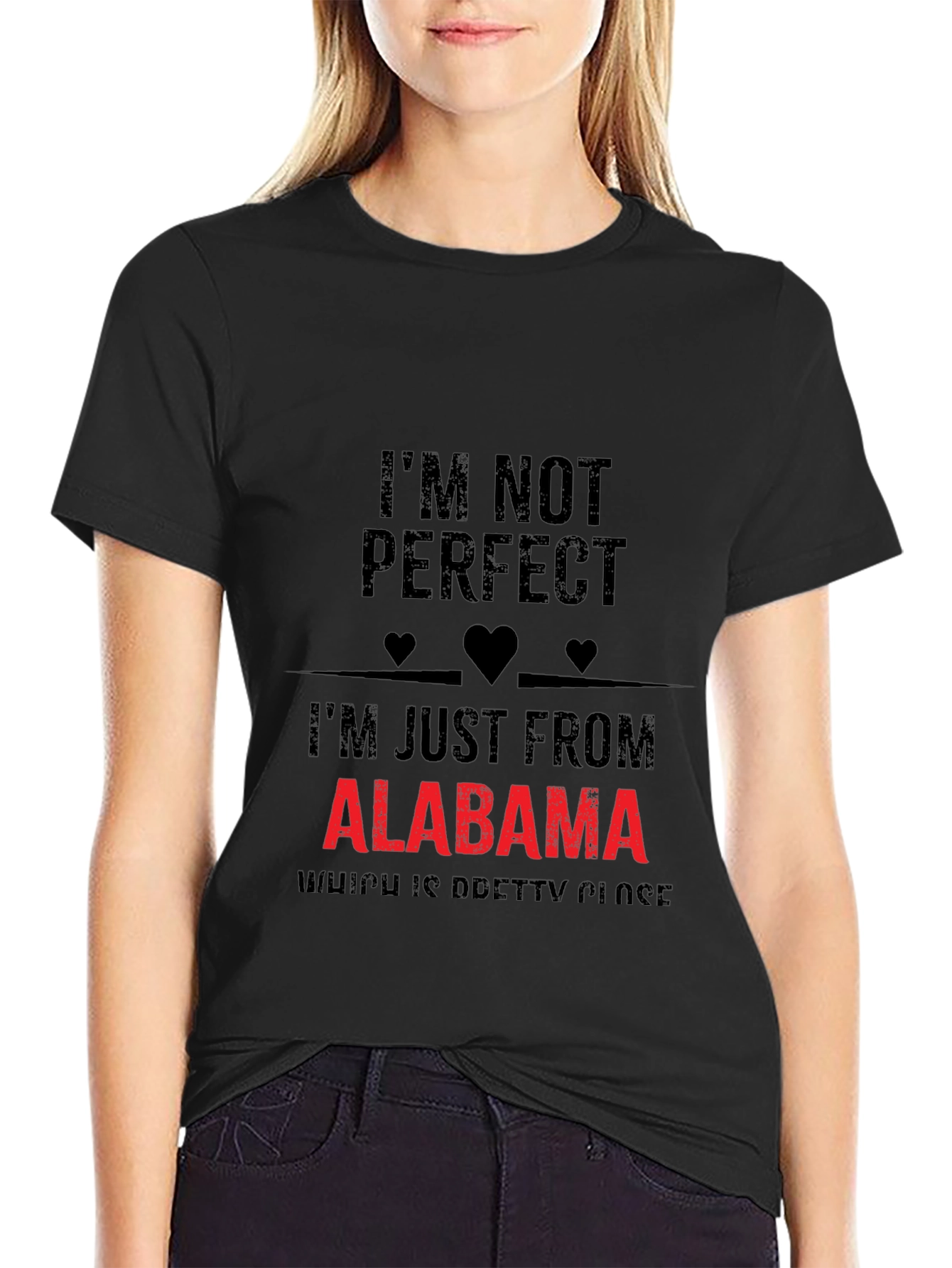 Alabama Pride Graphic Tee - Im Not Perfect T-Shirt