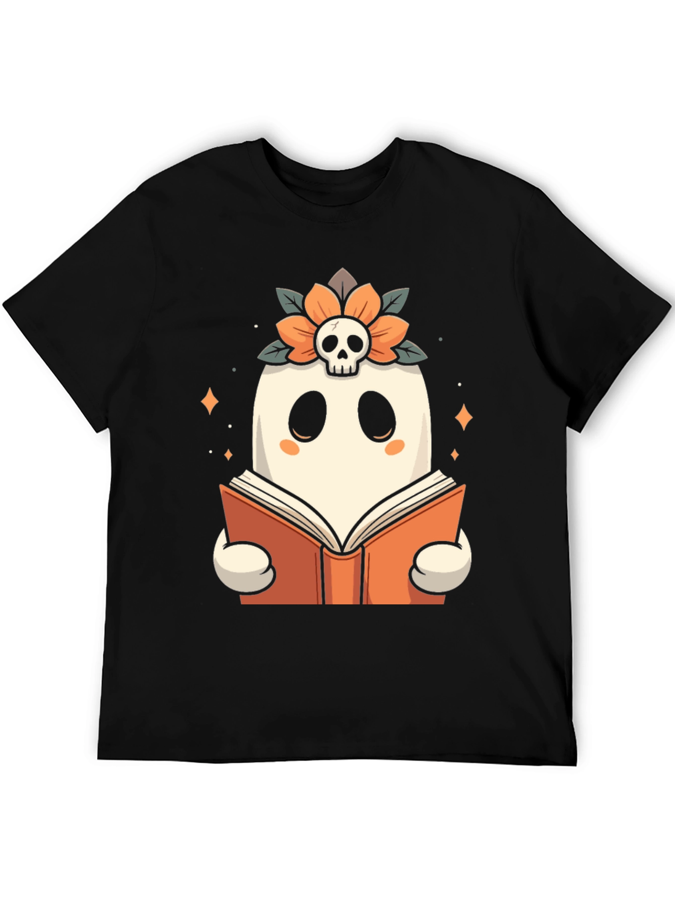 Ghost Reader T-Shirt: Spooky Season Style