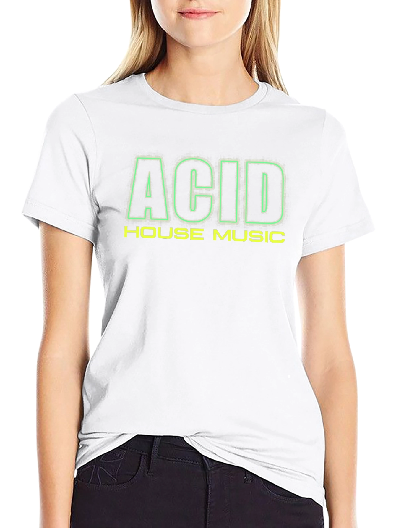 Acid House Music Black T-Shirt