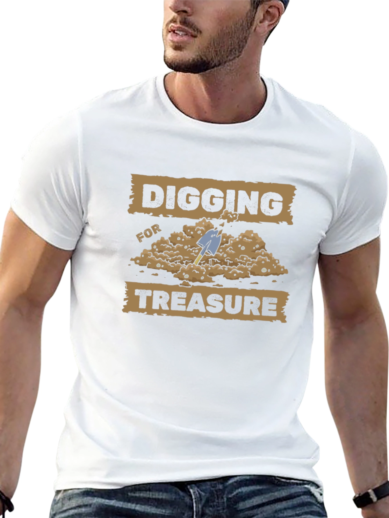 Digging for Treasure Graphic T-Shirt