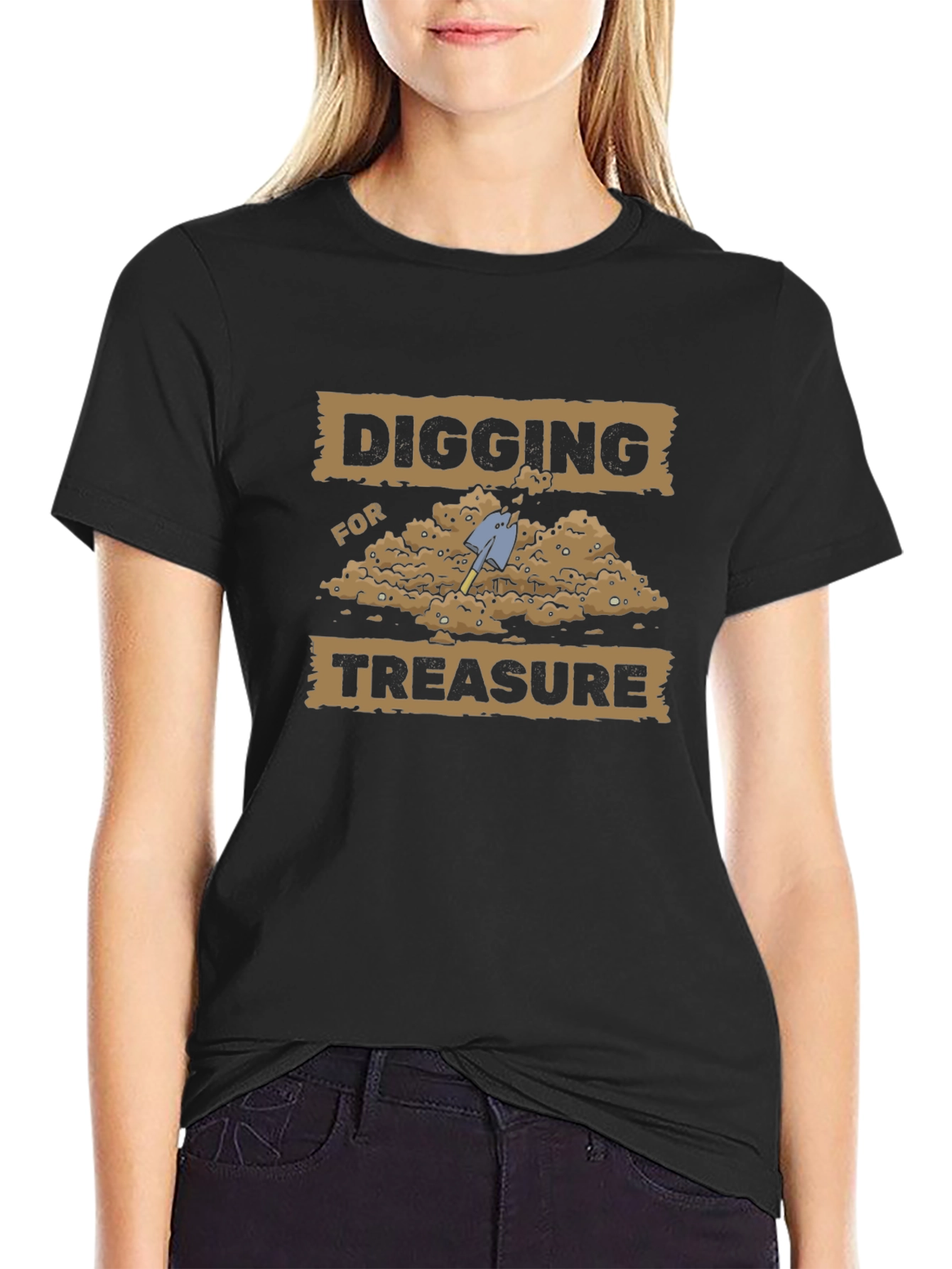 Digging for Treasure Graphic T-Shirt
