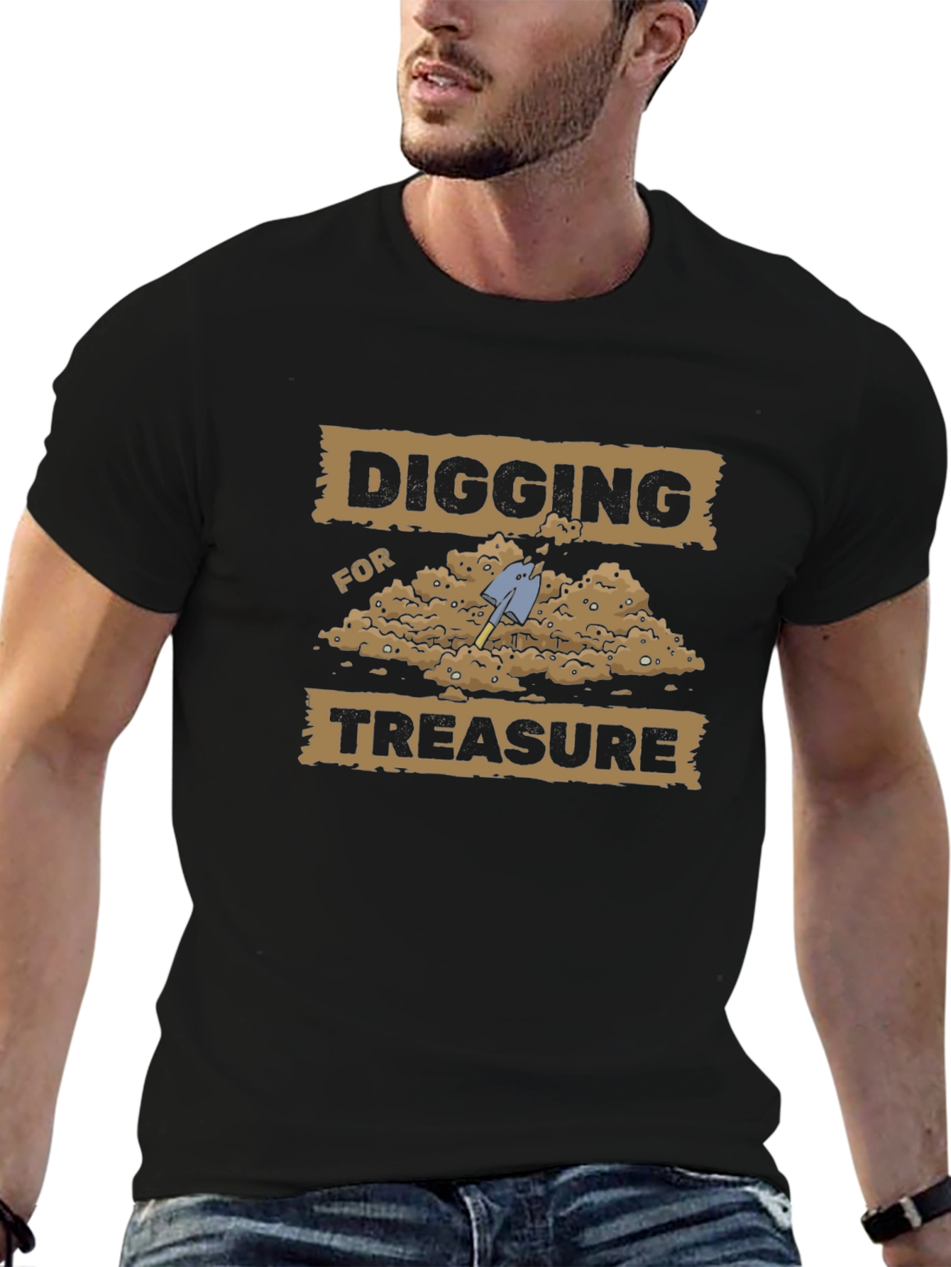 Digging for Treasure Graphic T-Shirt