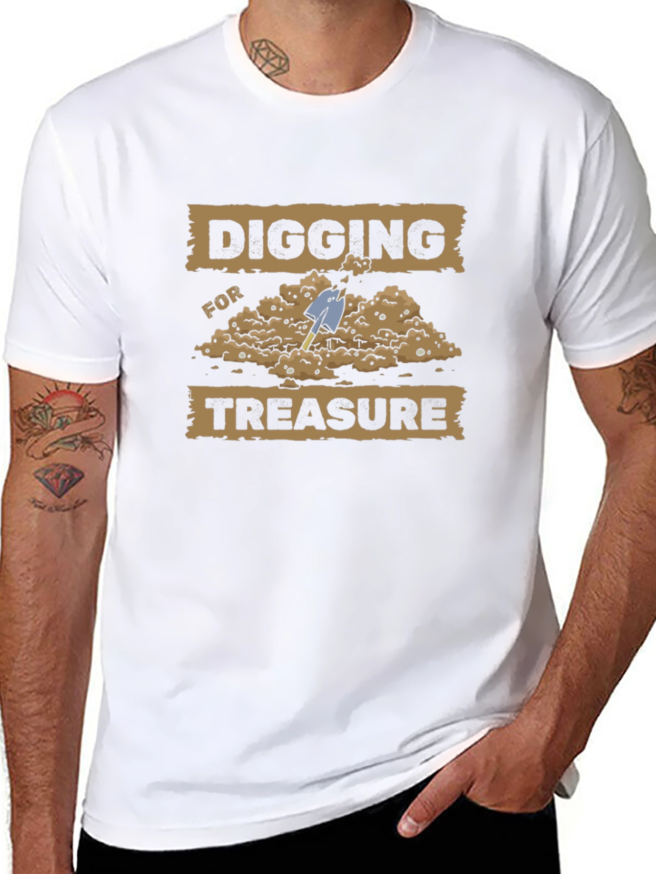 Digging for Treasure Graphic T-Shirt