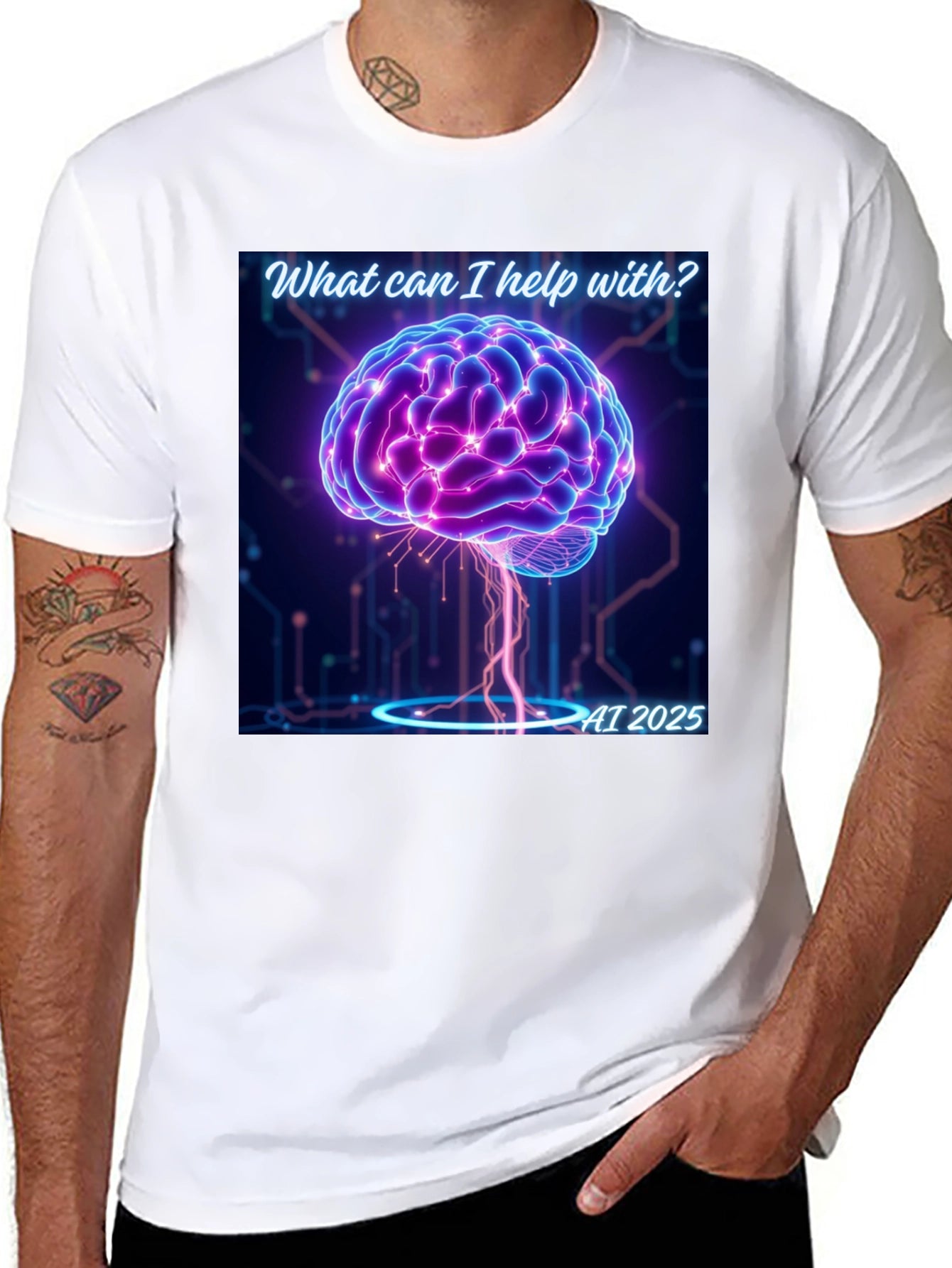 AI Brain 2025 T-Shirt