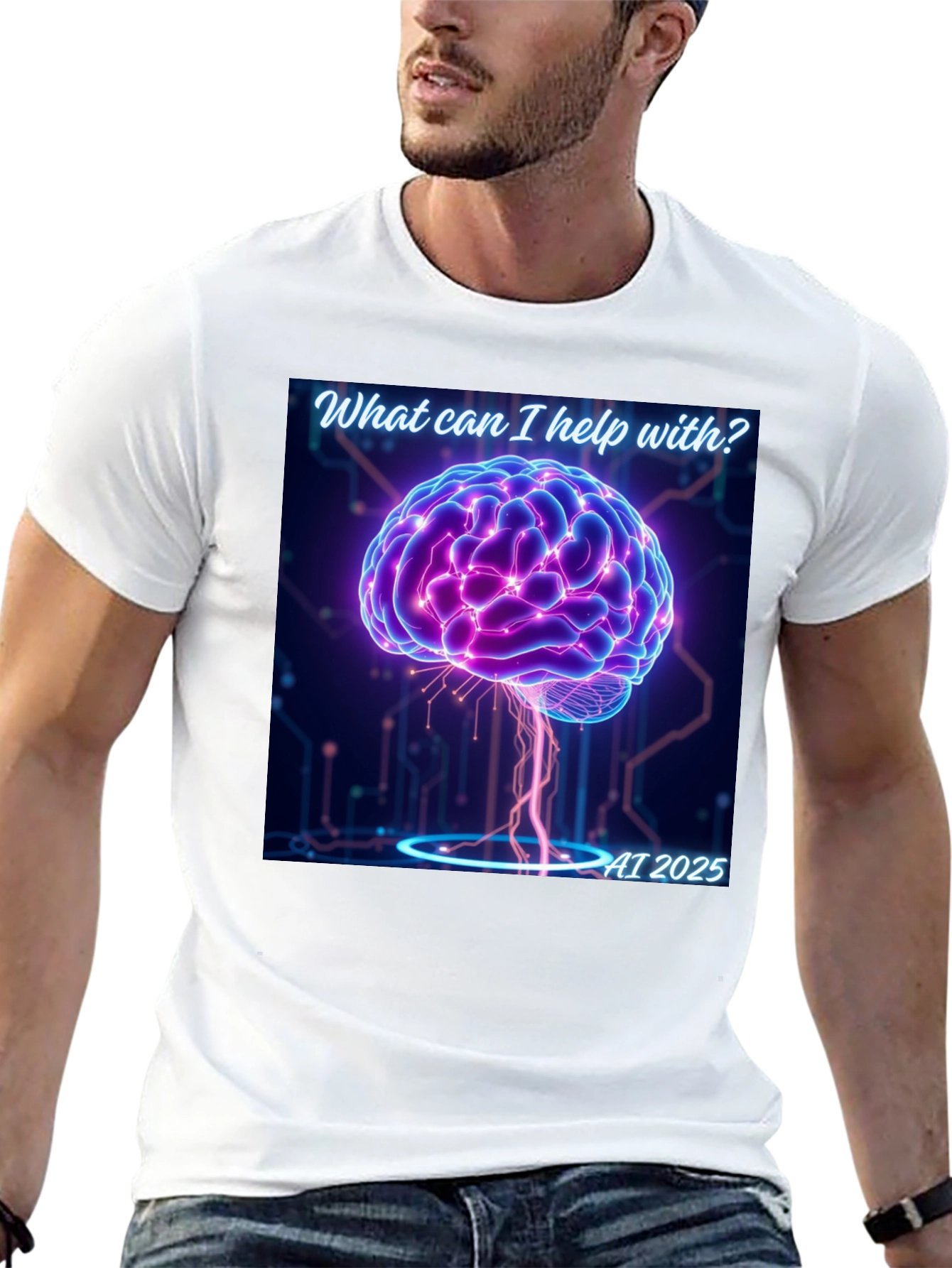 AI Brain 2025 T-Shirt