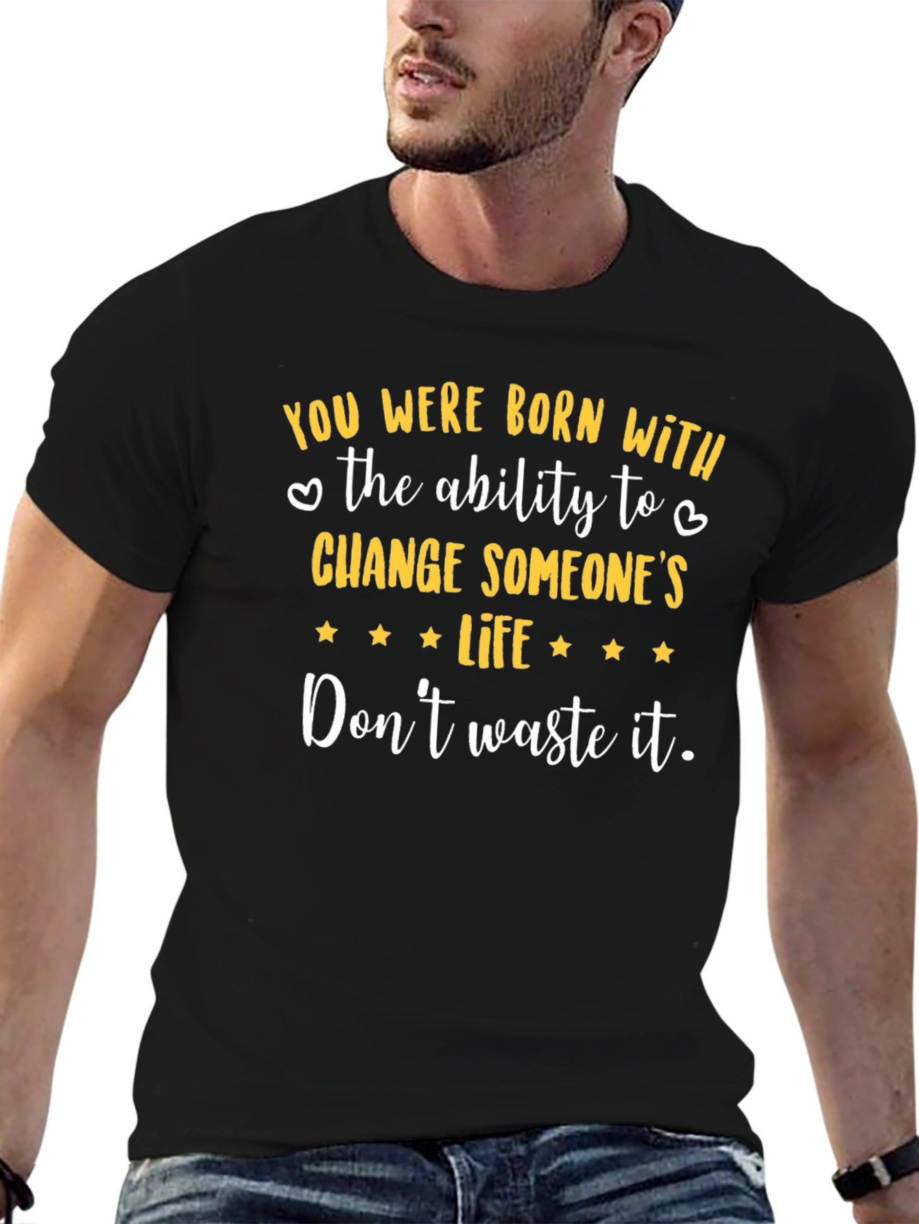 Inspirational Graphic Tee - Change Someones Life