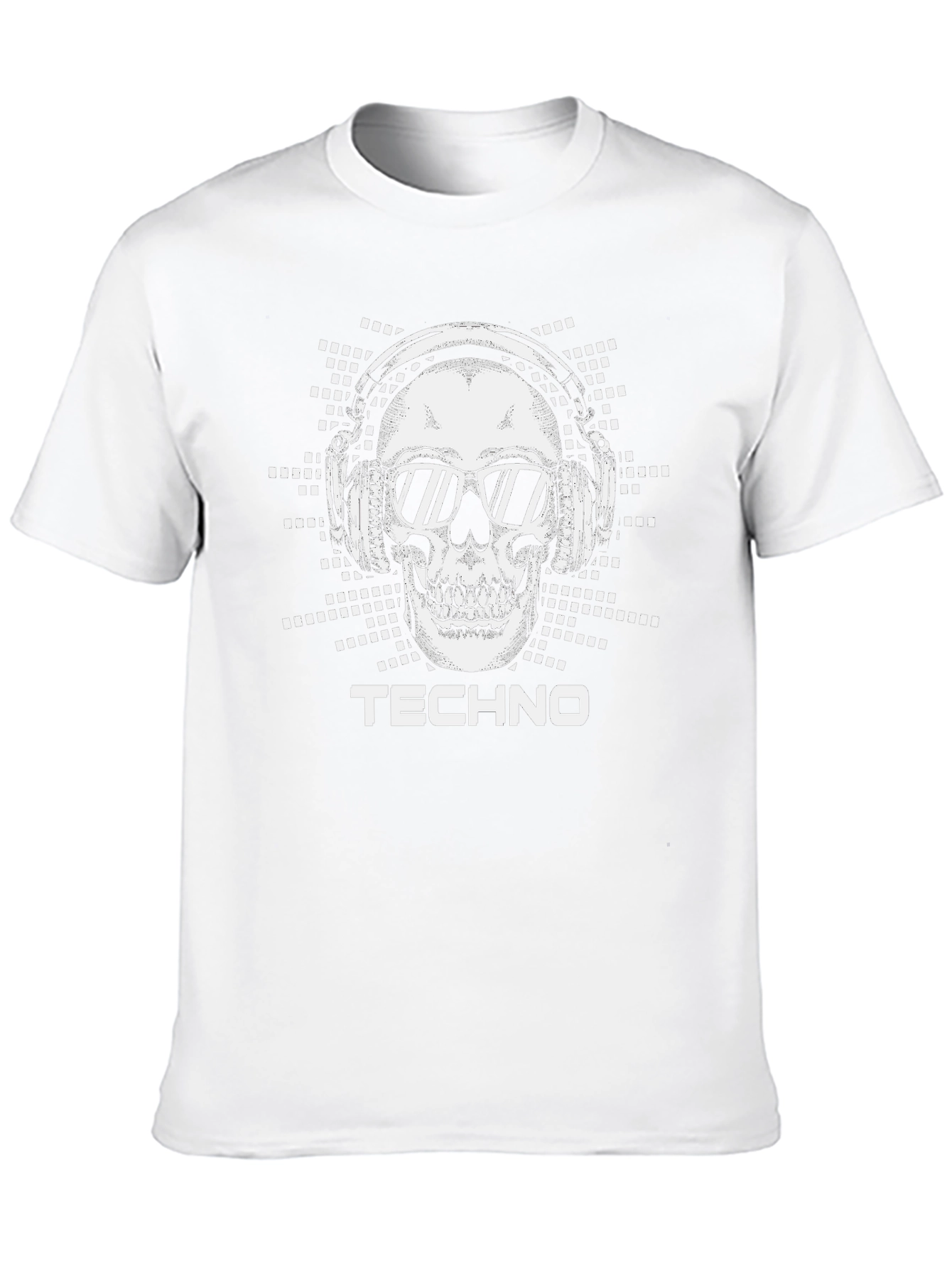 Techno Skull Graphic T-Shirt