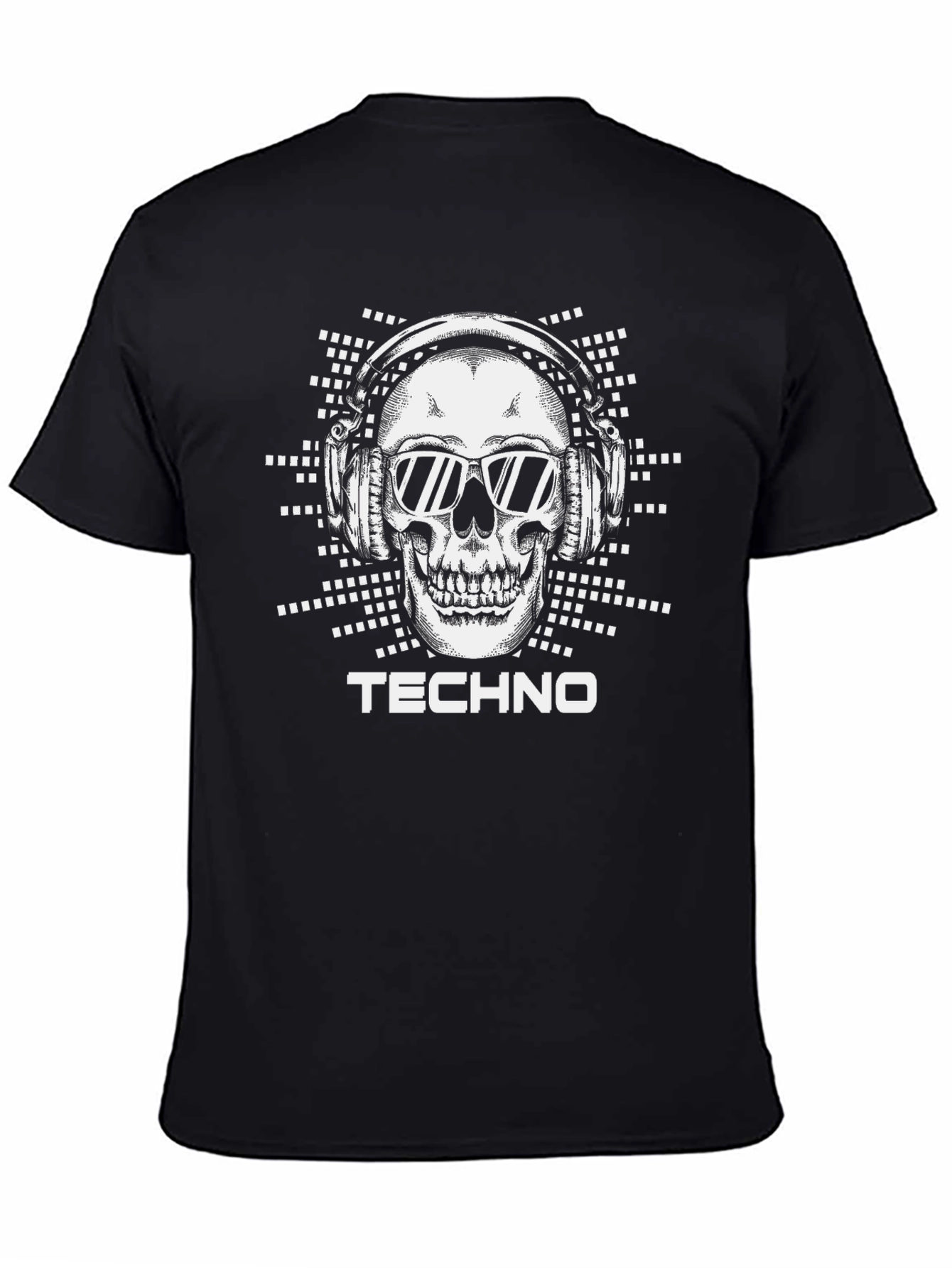 Techno Skull Graphic T-Shirt