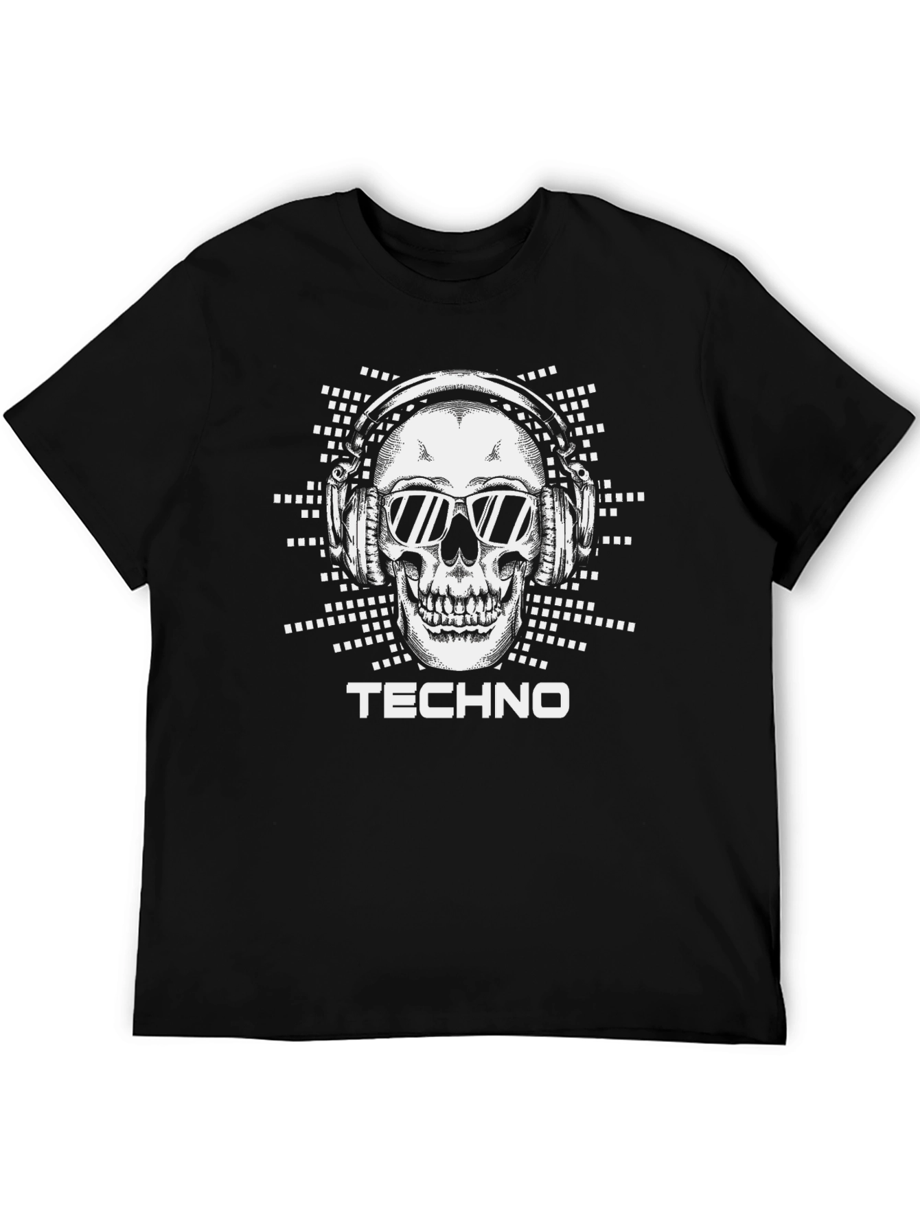Techno Skull Graphic T-Shirt