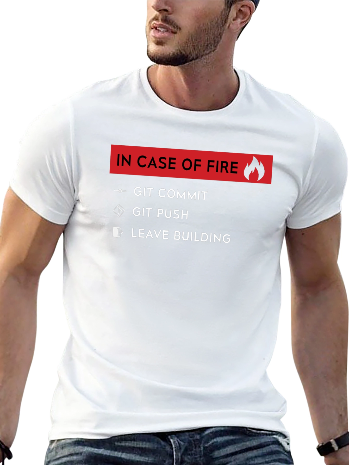 Geeky In Case Of Fire T-Shirt
