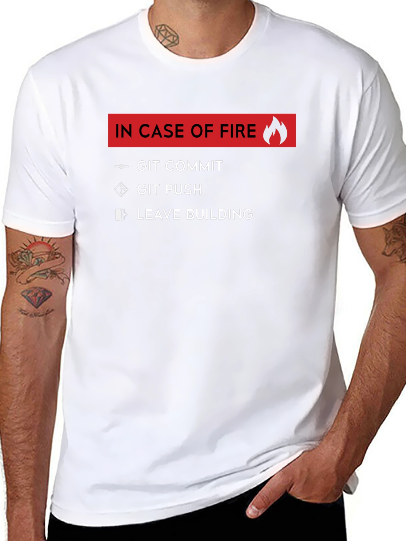 Geeky In Case Of Fire T-Shirt