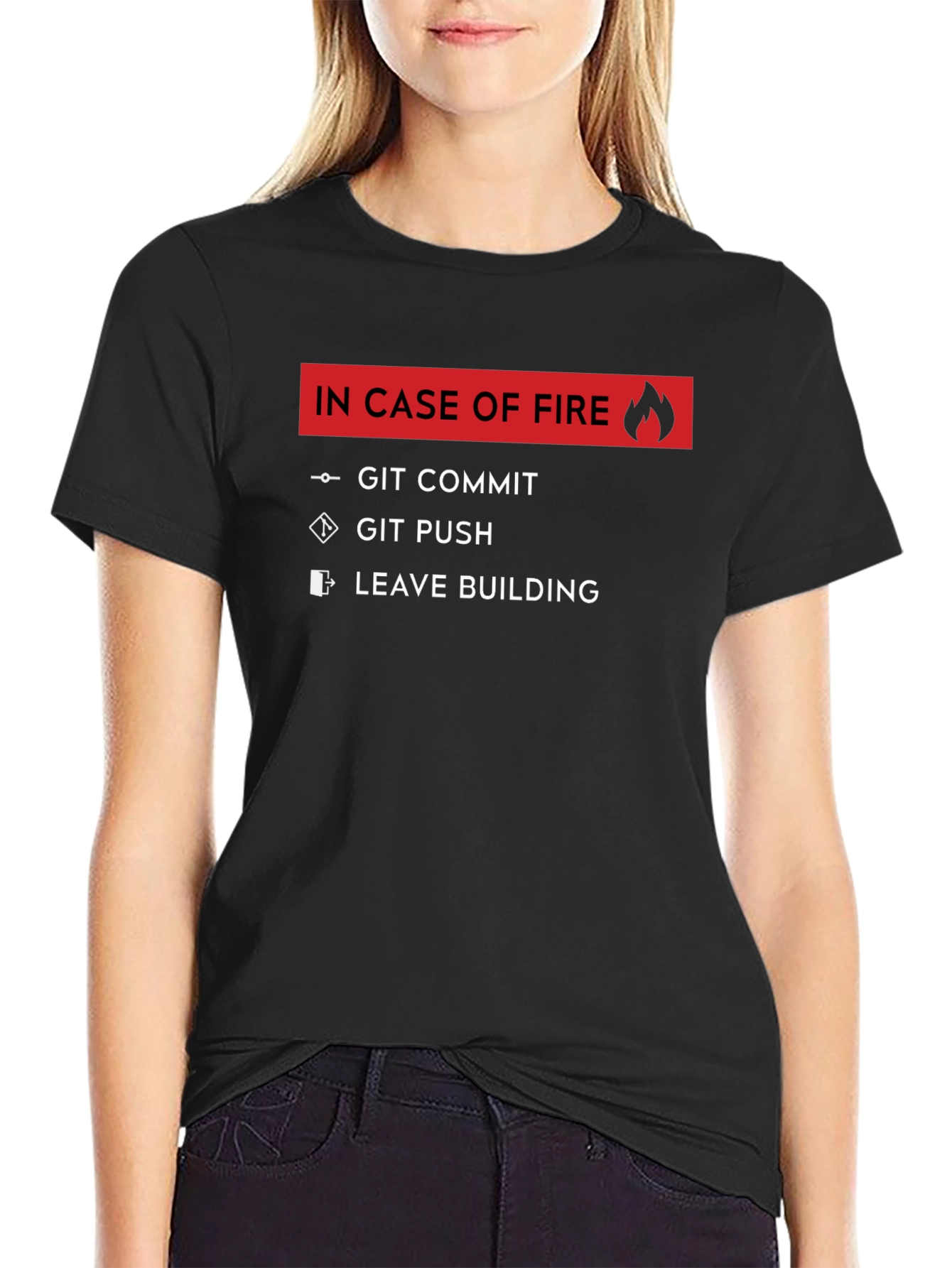 Geeky In Case Of Fire T-Shirt