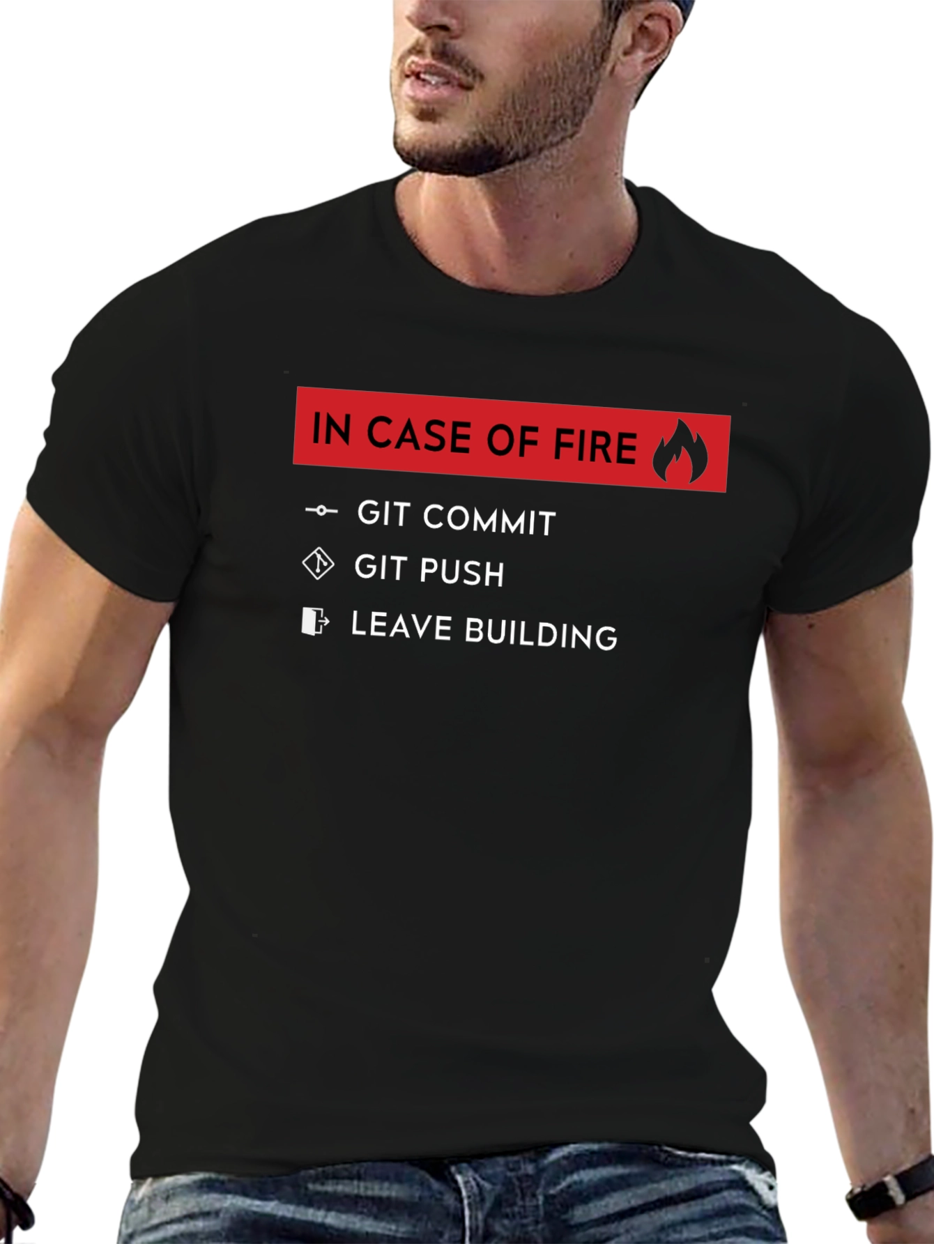Geeky In Case Of Fire T-Shirt