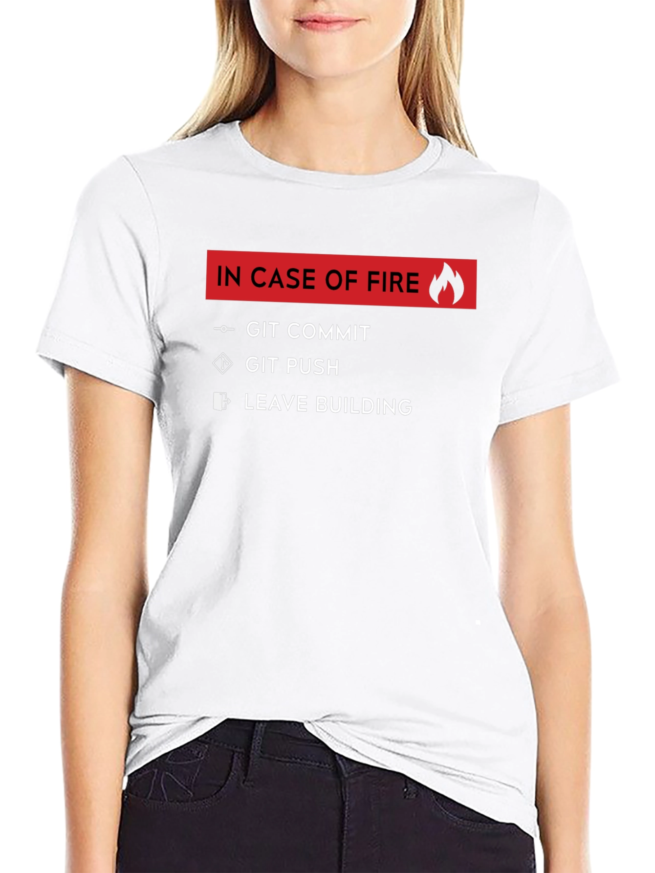 Geeky In Case Of Fire T-Shirt