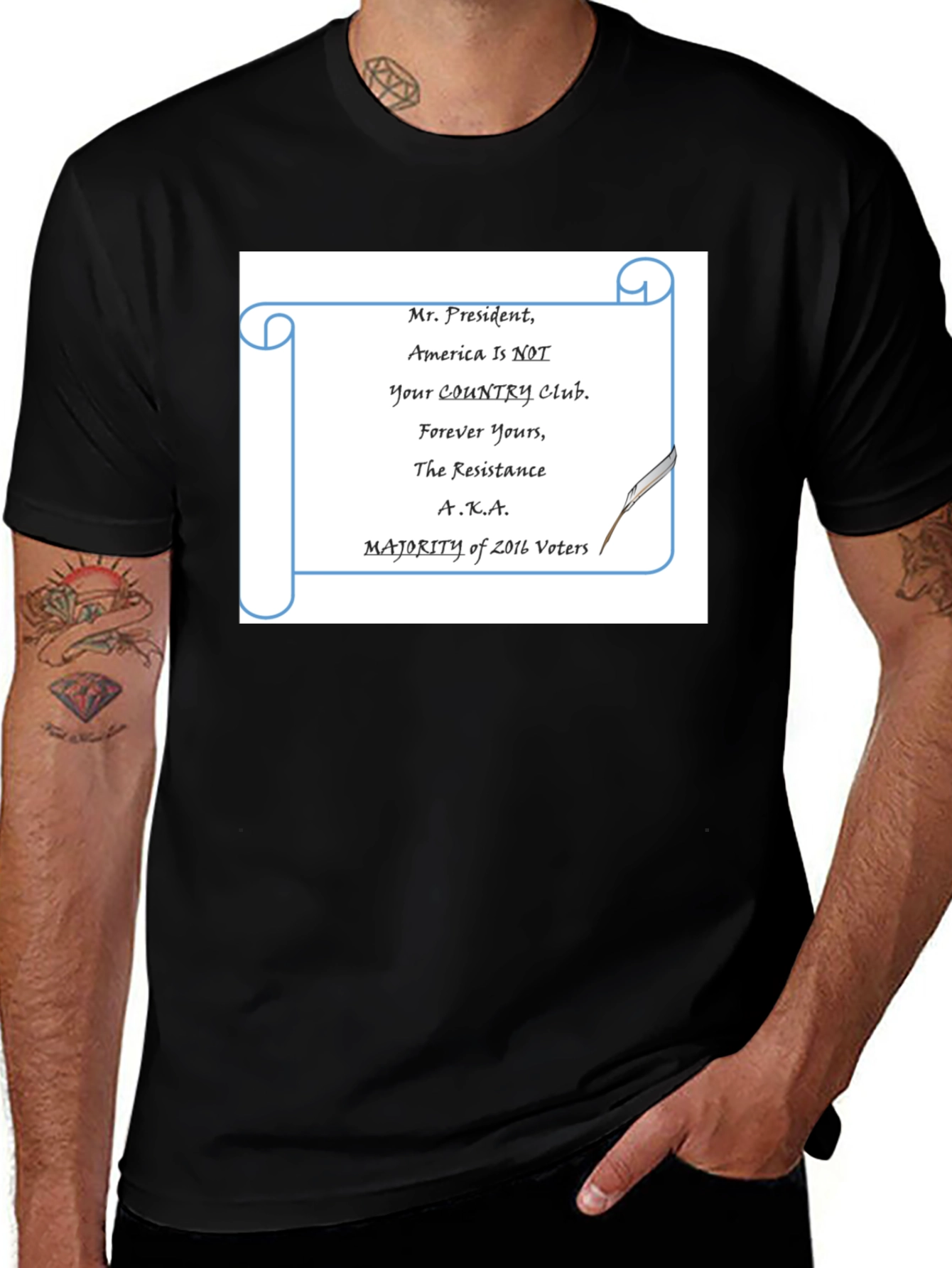 Mr. President T-Shirt: America is Not Your Country Club