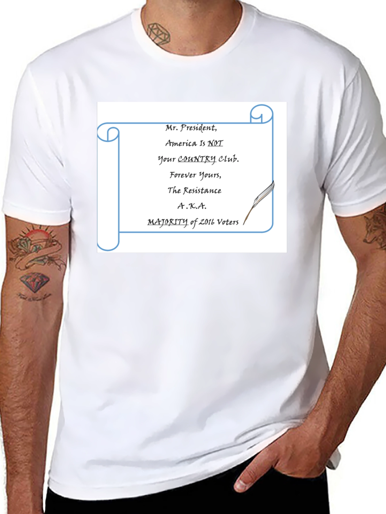 Mr. President T-Shirt: America is Not Your Country Club