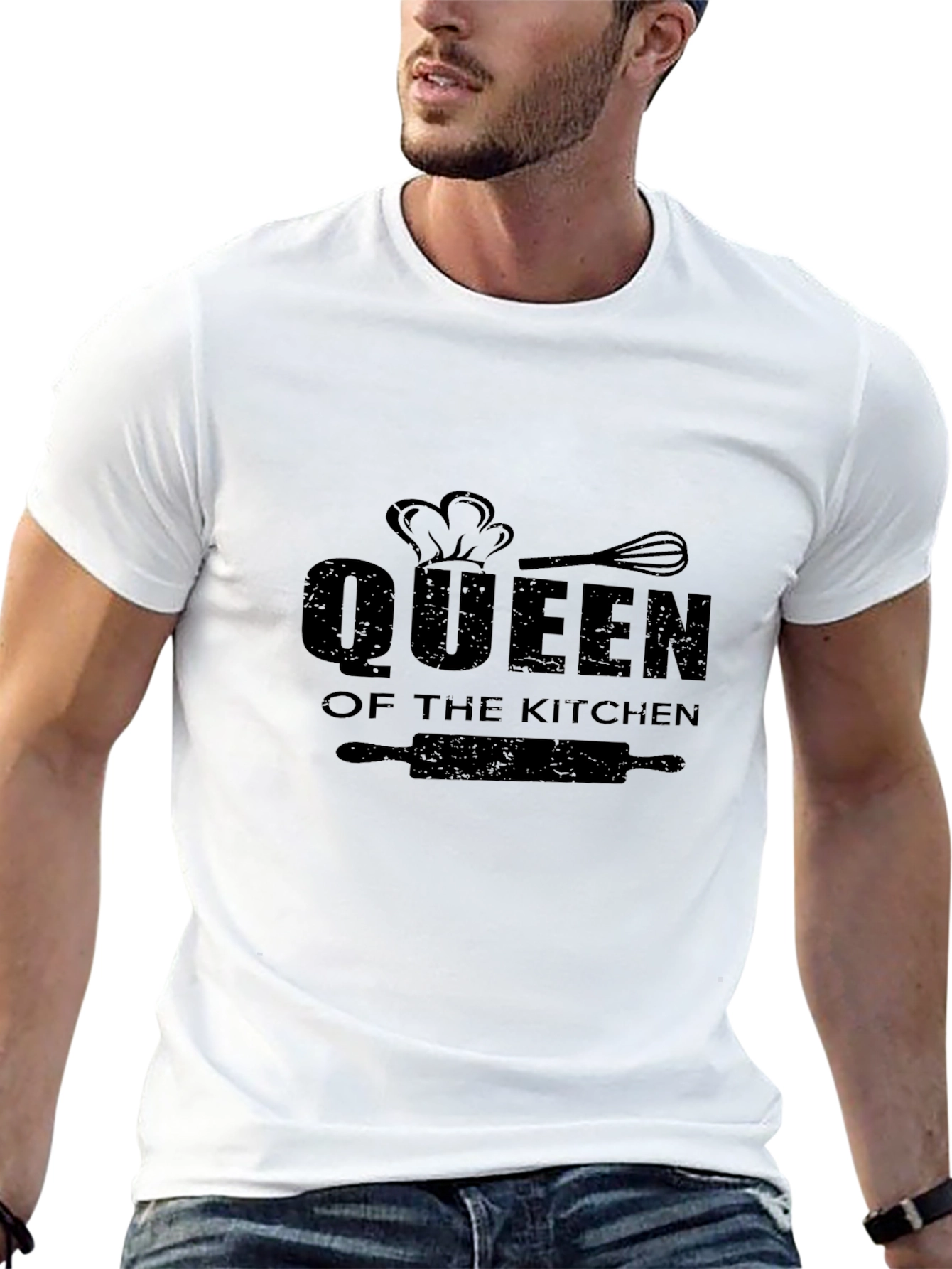 Queen of the Kitchen Black Graphic Tee